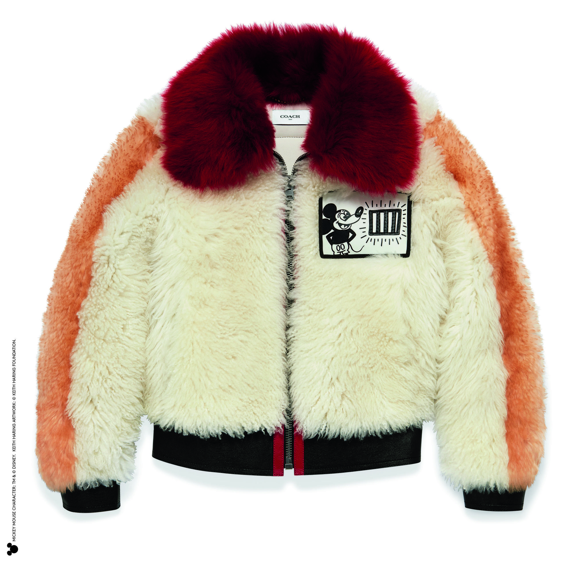 Shearling夾克。NT$92,800。(COACH提供)