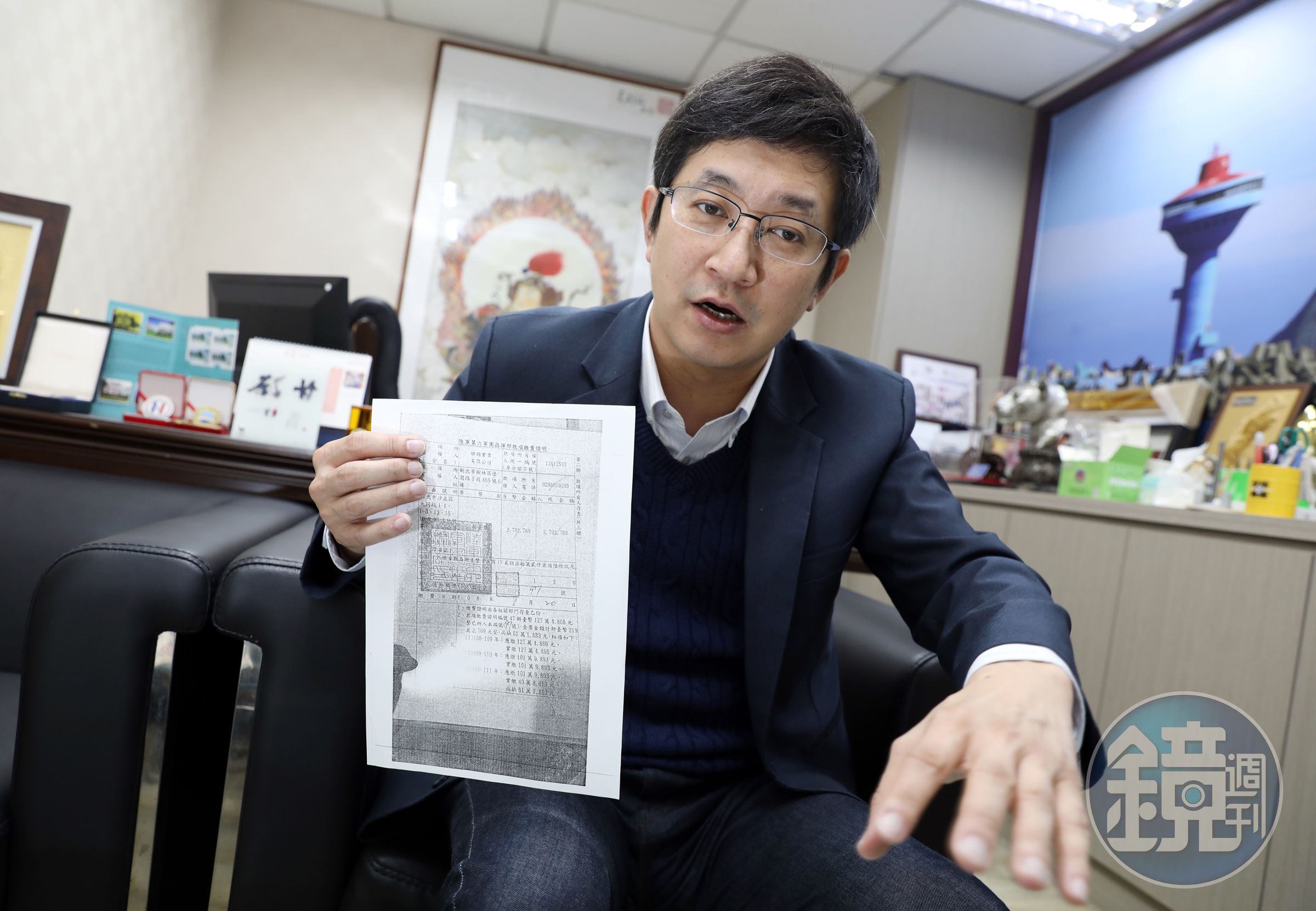 蔡適應因羅智強一夕間臉書遭網友灌爆。（本刊資料照）