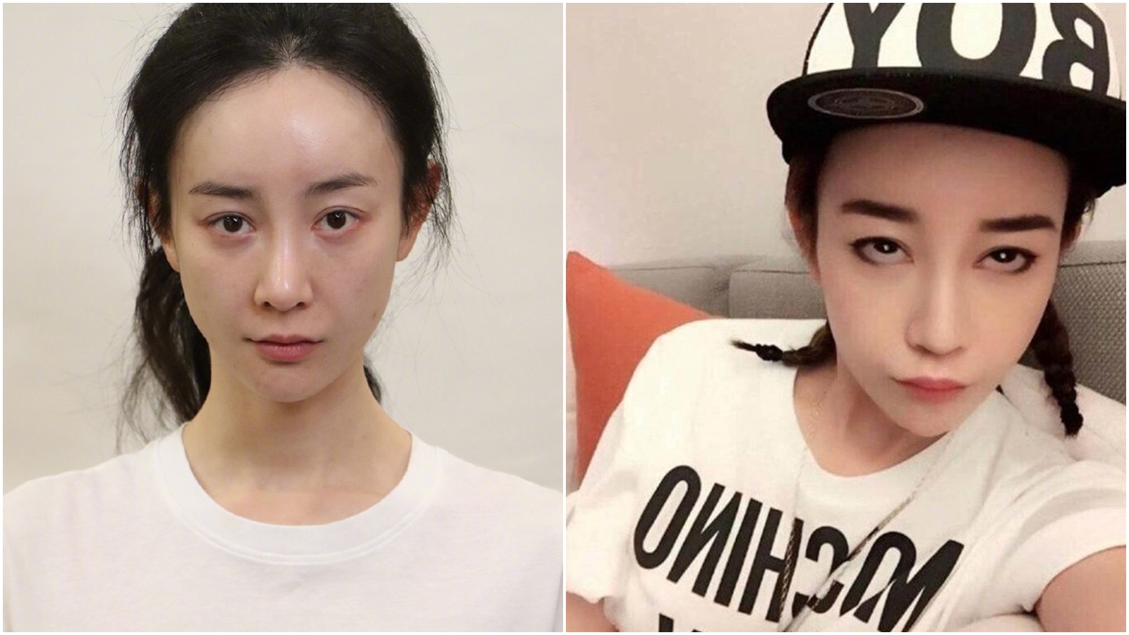 張檬求復出po素顏照淚訴後悔整形，並向當初當小三一事再度道歉。（翻攝自微博）