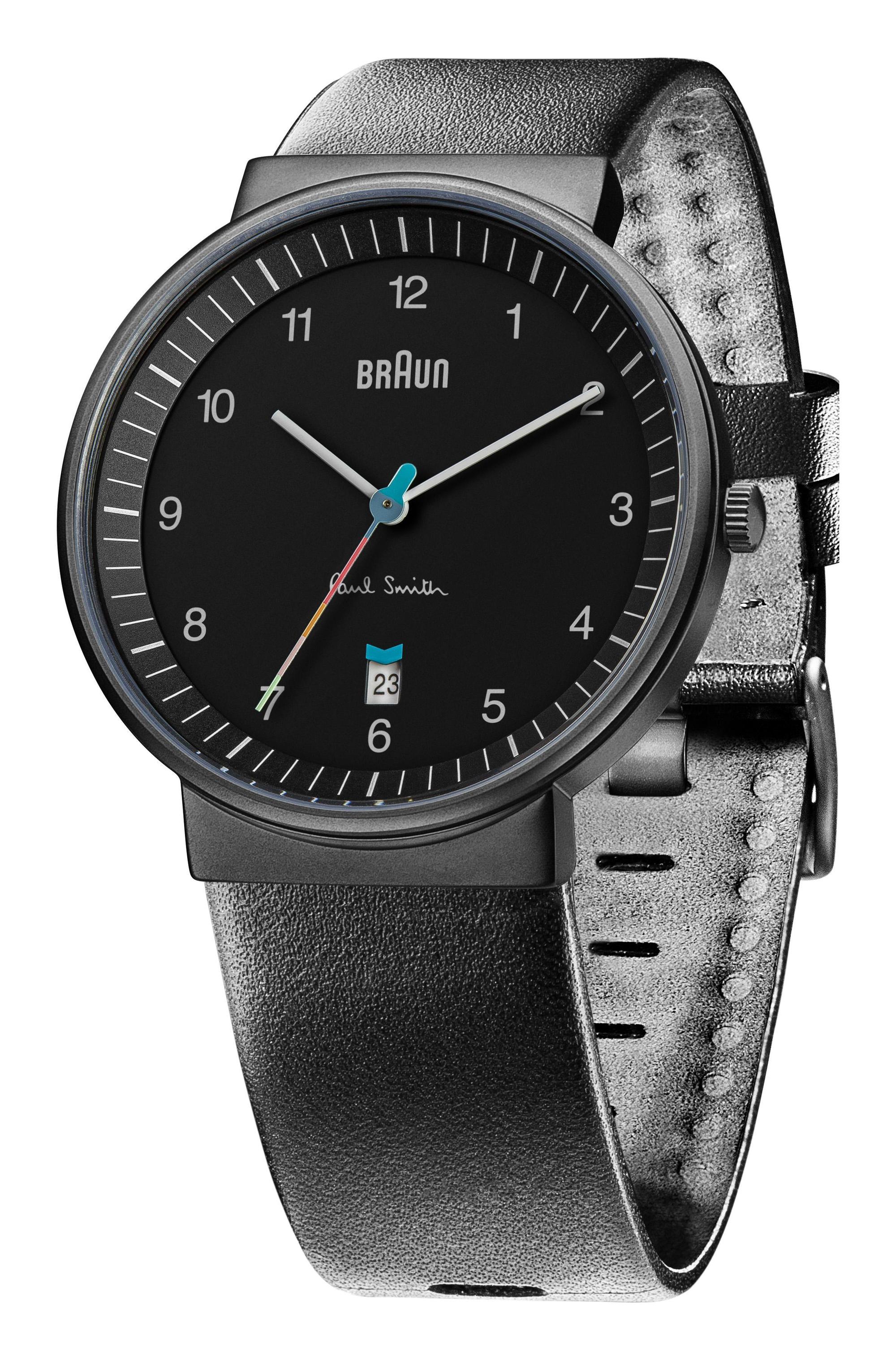 Paul Smith x Braun限量系列BN0032腕錶。NT$8,800(藍鐘提供)