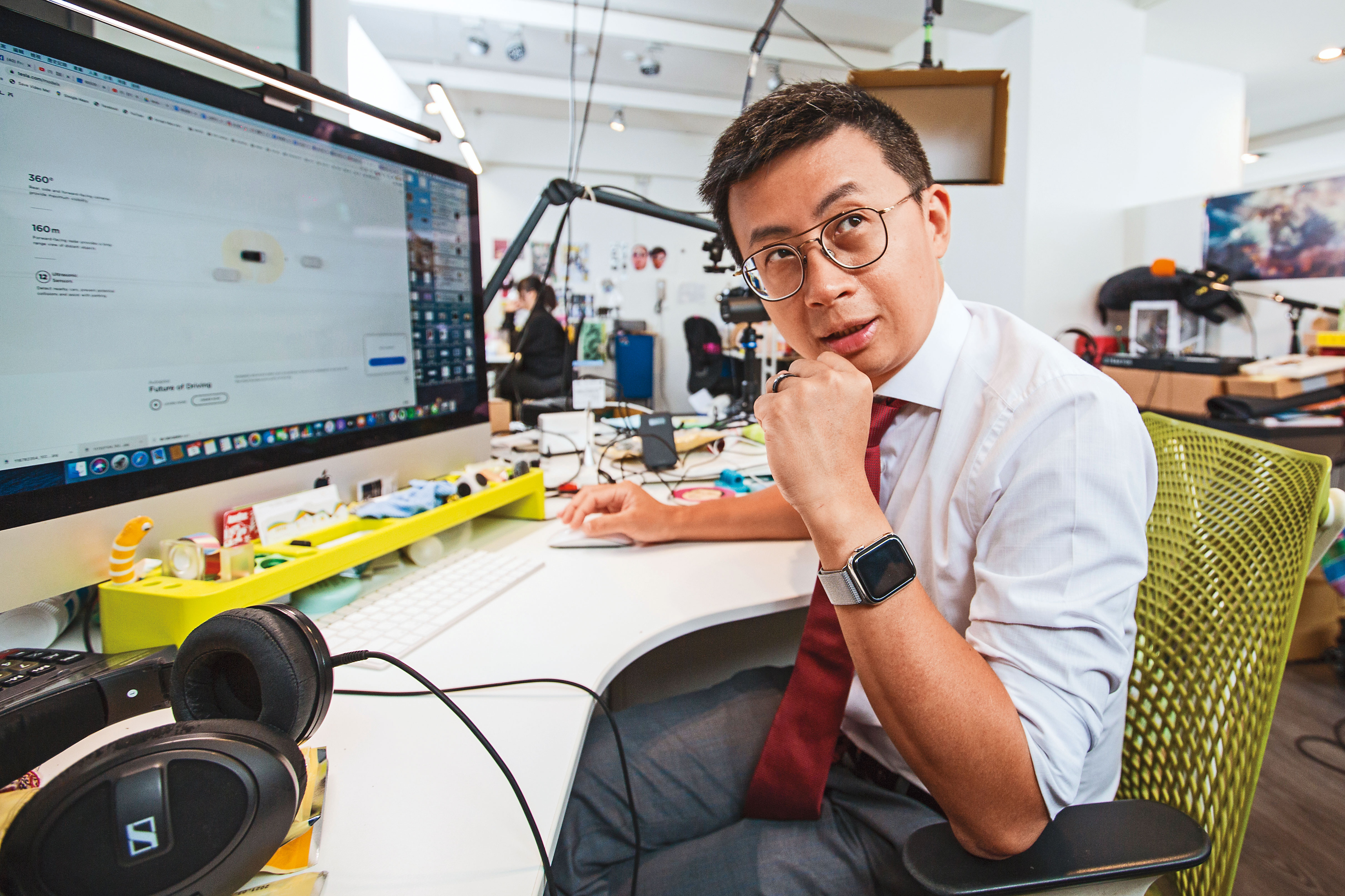 台北市議員、網紅呱吉擅長分析，對未來想像力強，頗有投資贏家潛力。