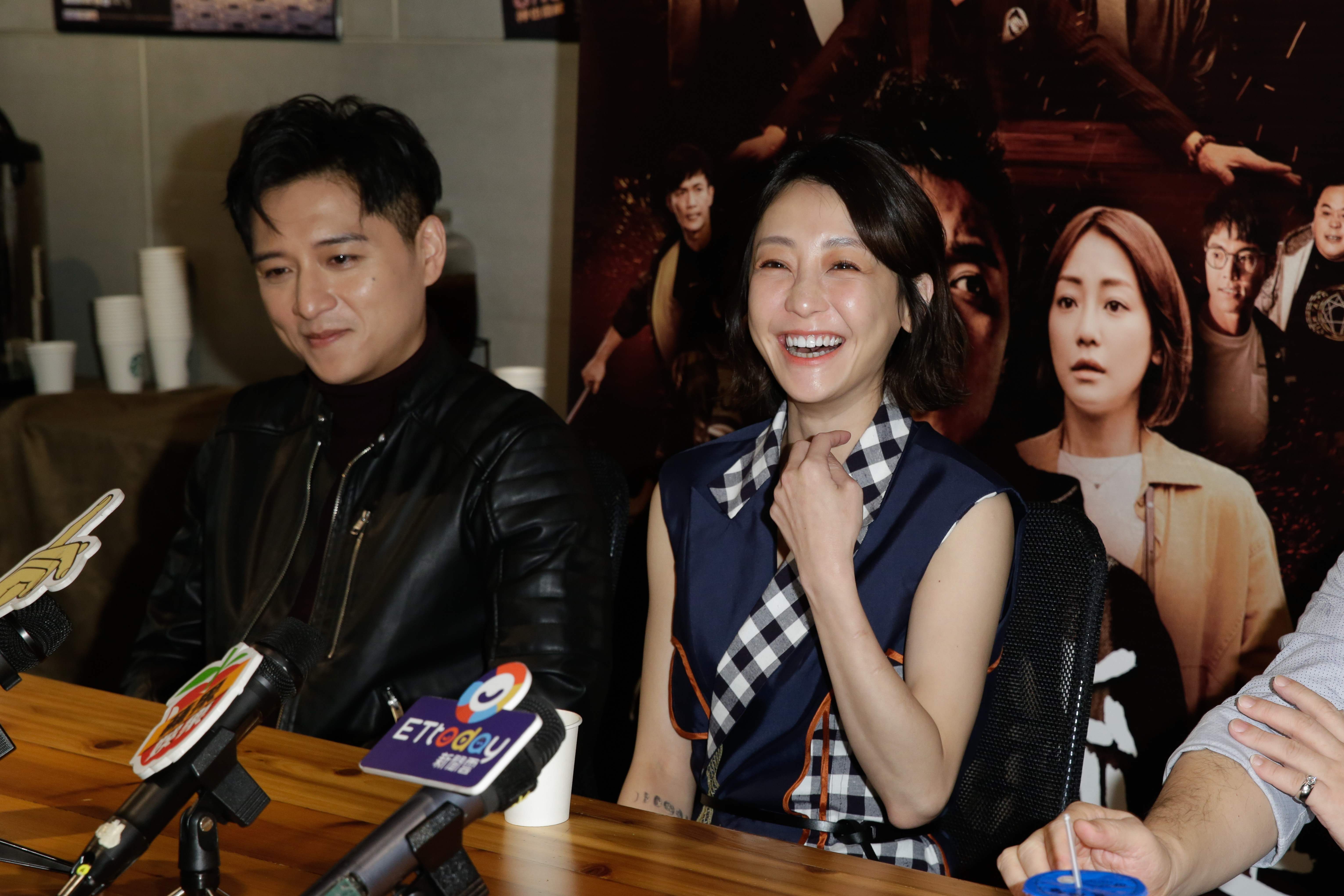 謝欣穎首度搭檔鄭人碩在幕前演出,兩人一場吻戲磨了好幾小時才拍完。