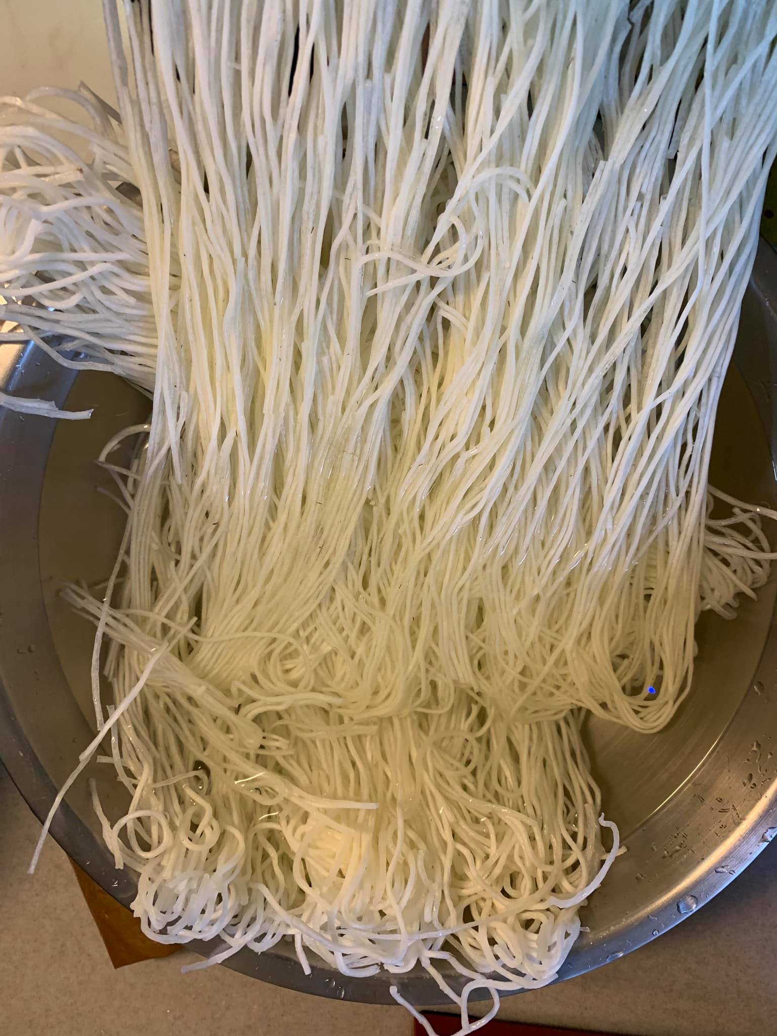 準備粗米粉。