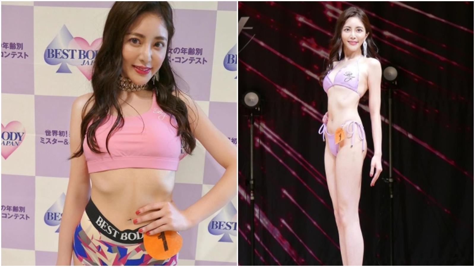 谷亞沙子奪下「最佳身體日本錦標賽」模特兒類別第3名。(翻攝自谷亞沙子Instagram)