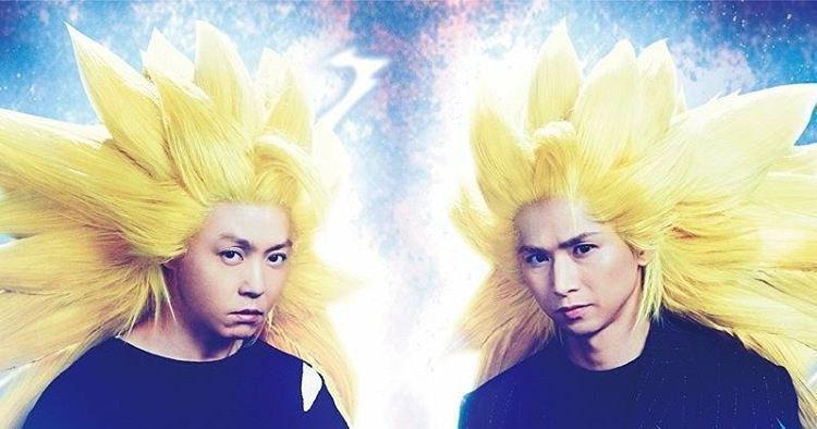 近畿小子過去也曾變裝成各種不同的造型,包括向日葵、鬥牛與鬥牛士、超級賽亞人等。(翻攝自推特)