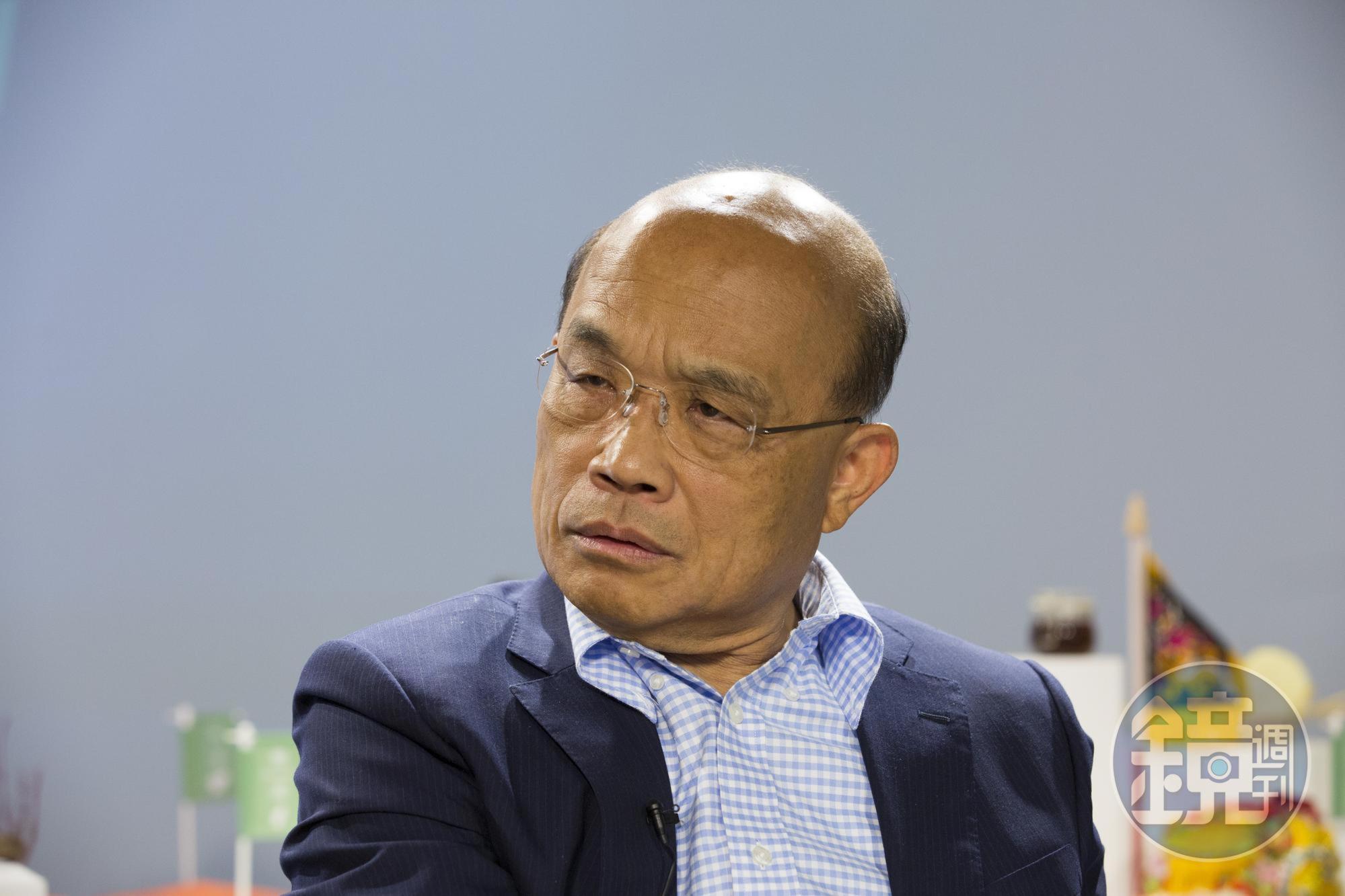 蘇貞昌昨日以「同婚比萊豬進口」,使國民黨青年團發文抨擊「蘇院長你知道你在說什麼嗎」。(本刊資料照)