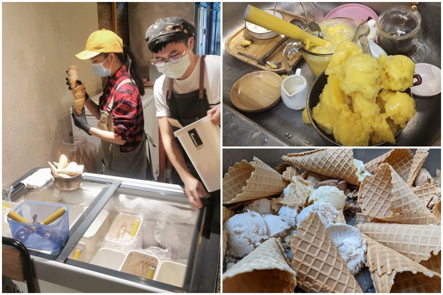 「正當冰」老闆在臉書寫下事發經過，希望往後別再有「自助吧」的誤會。（翻攝自正當冰臉書）