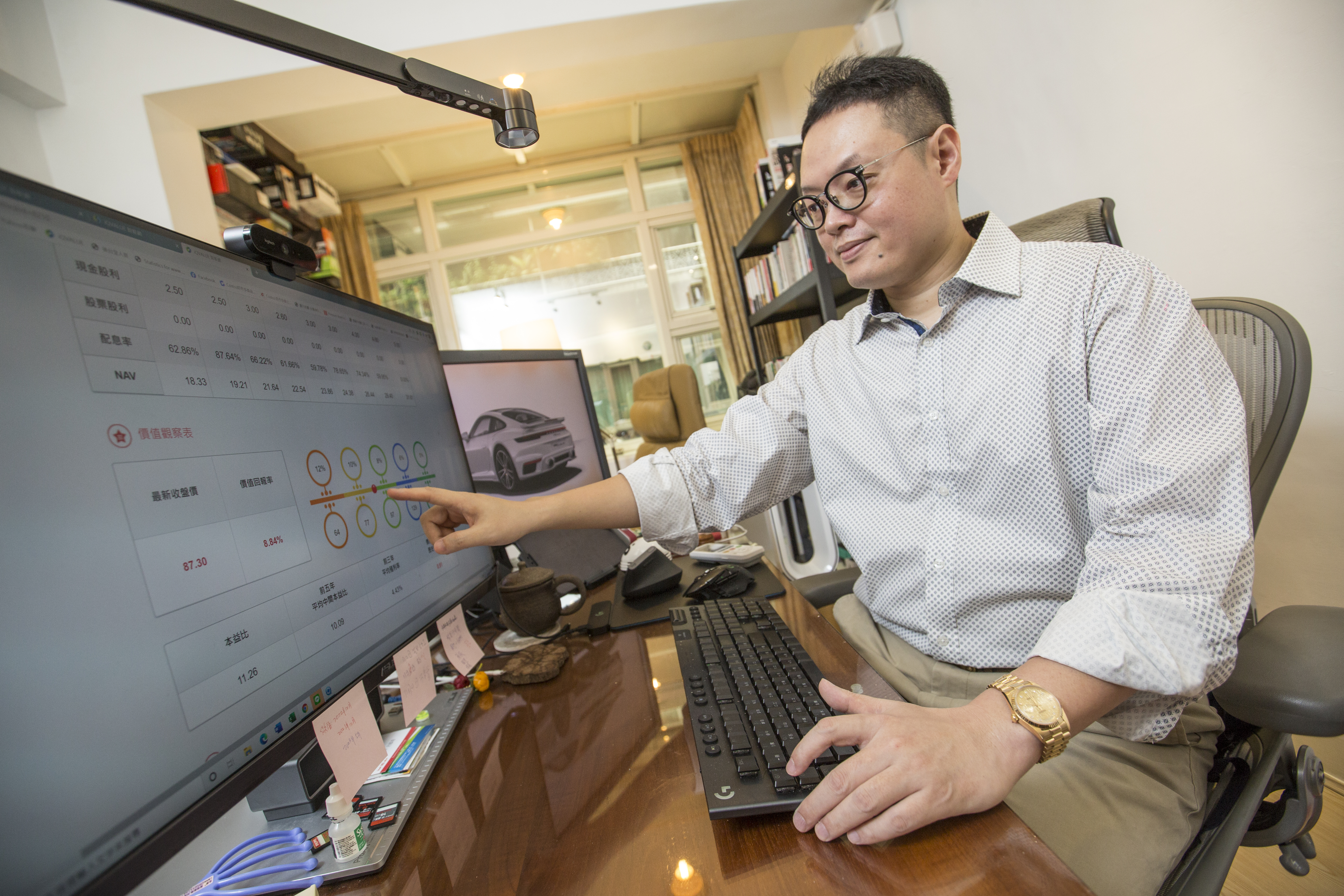 洪鑑穩說，價值投資最重要精神，除了熟悉個股財務，還要等便宜價才出手。