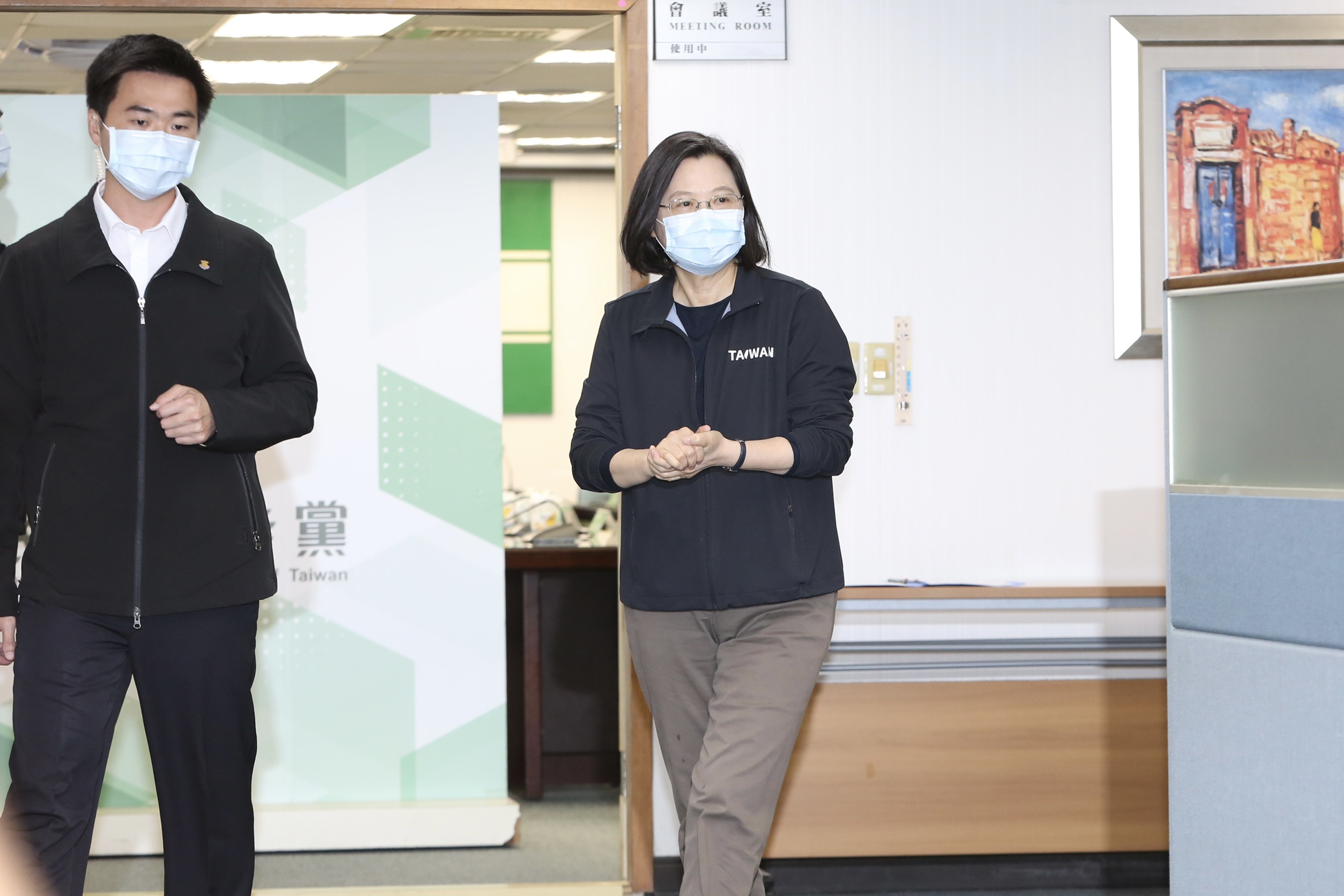 民進黨主席蔡英文今主持中執會。