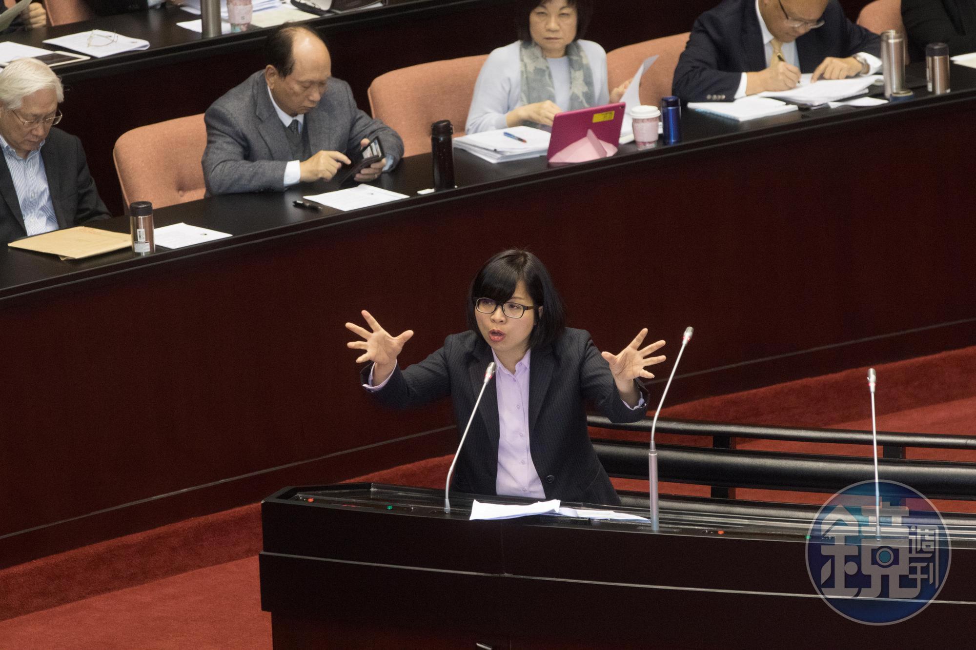民進黨立委林淑芬表示,「若因堅持理念和價值而被黨處分,我坦然接受。」(資料照)