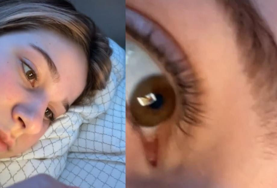 努恩抓包女友精神出軌,正在用交友軟體尋找約會對象。(翻攝自tiktok)