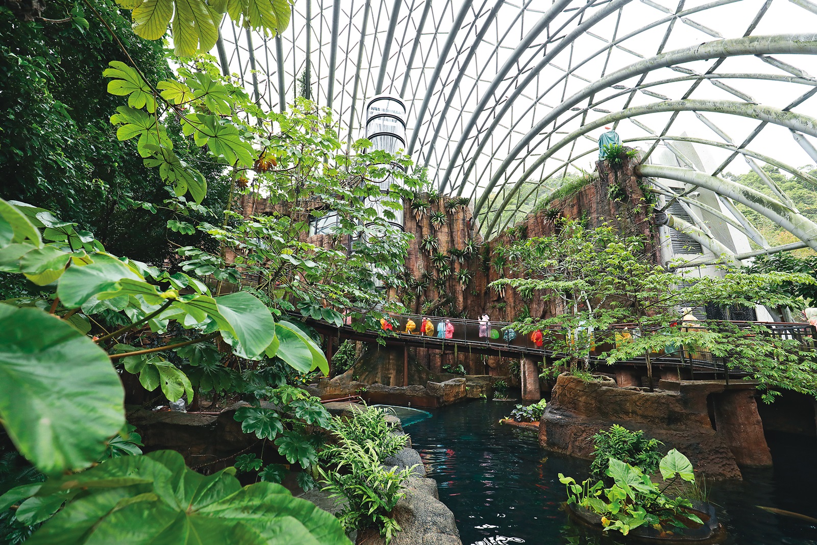 穿山甲館高24公尺，是一座徹頭徹尾的綠建築。