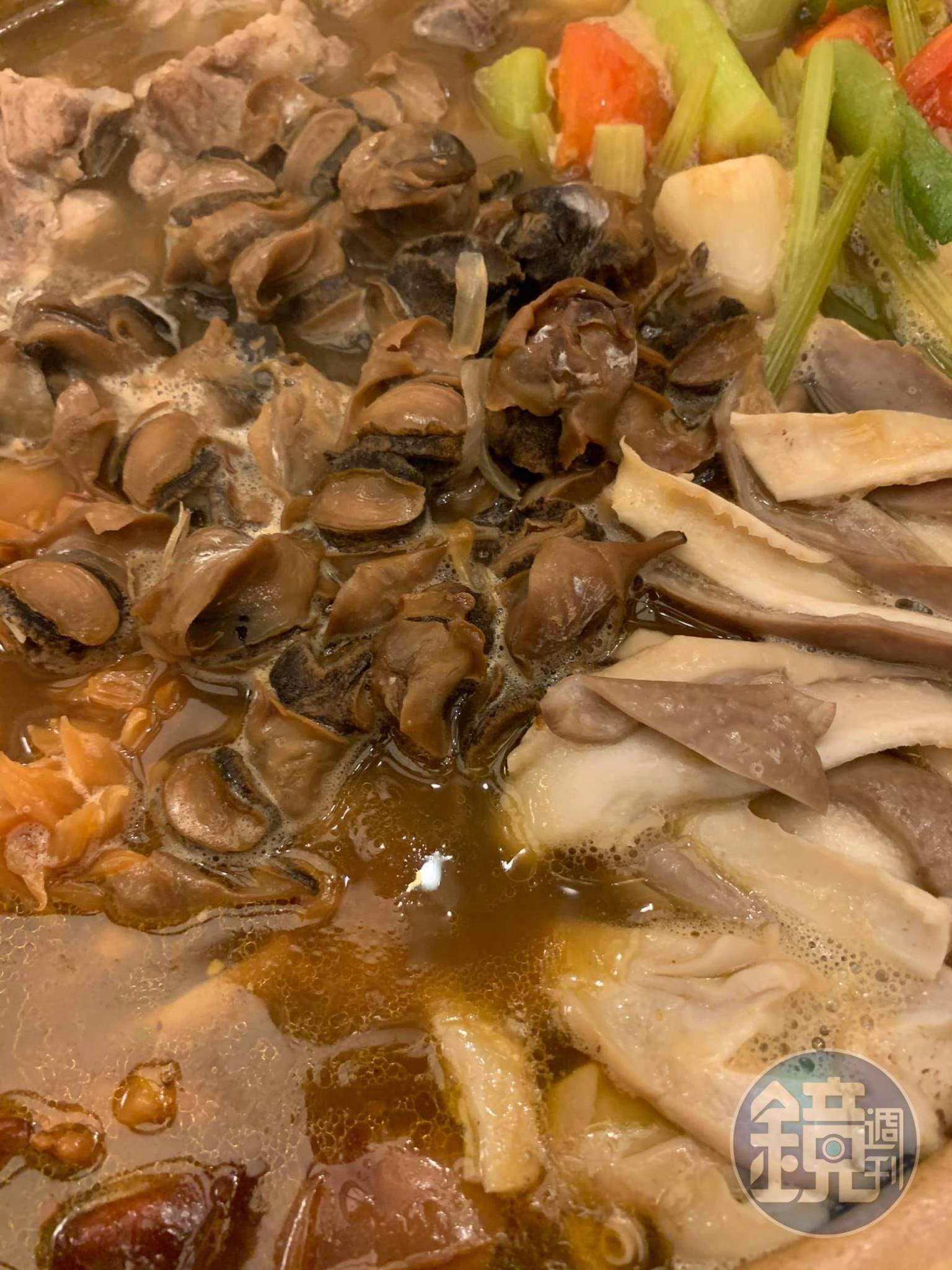 台菜的特色,單獨處理食材再混合起來。