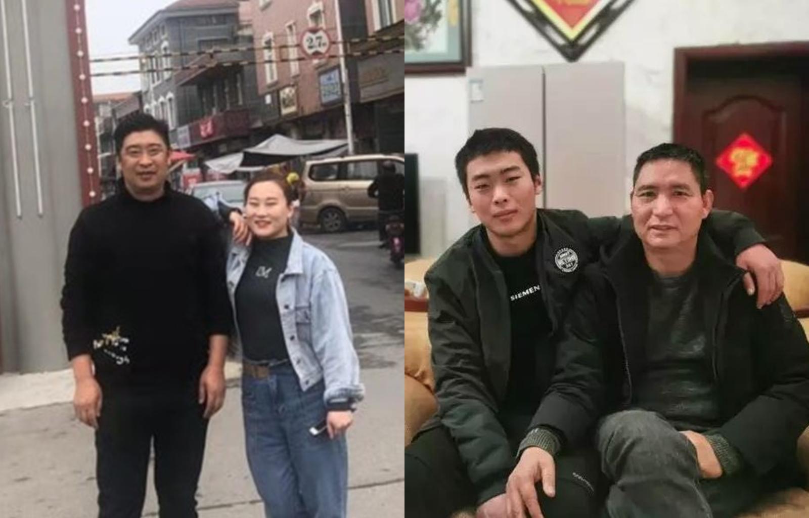 劉義功夫妻(左圖)得知親生兒(右圖左)是聾啞人士竟又不聞不問,讓養父韓平軍(右圖右)氣炸。(翻攝自網路)