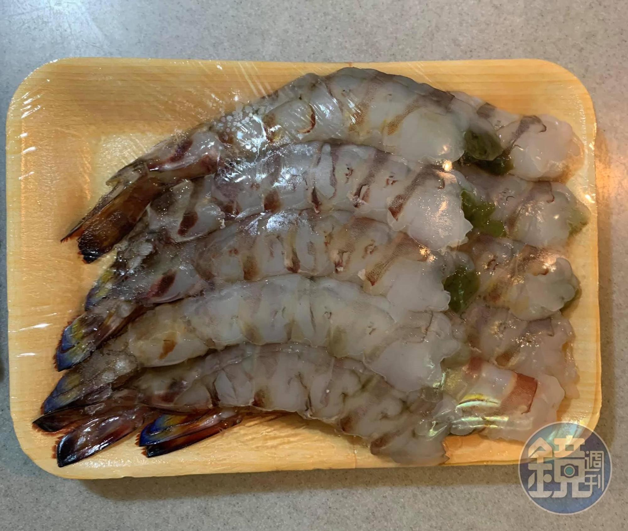 今天用的小明蝦。
