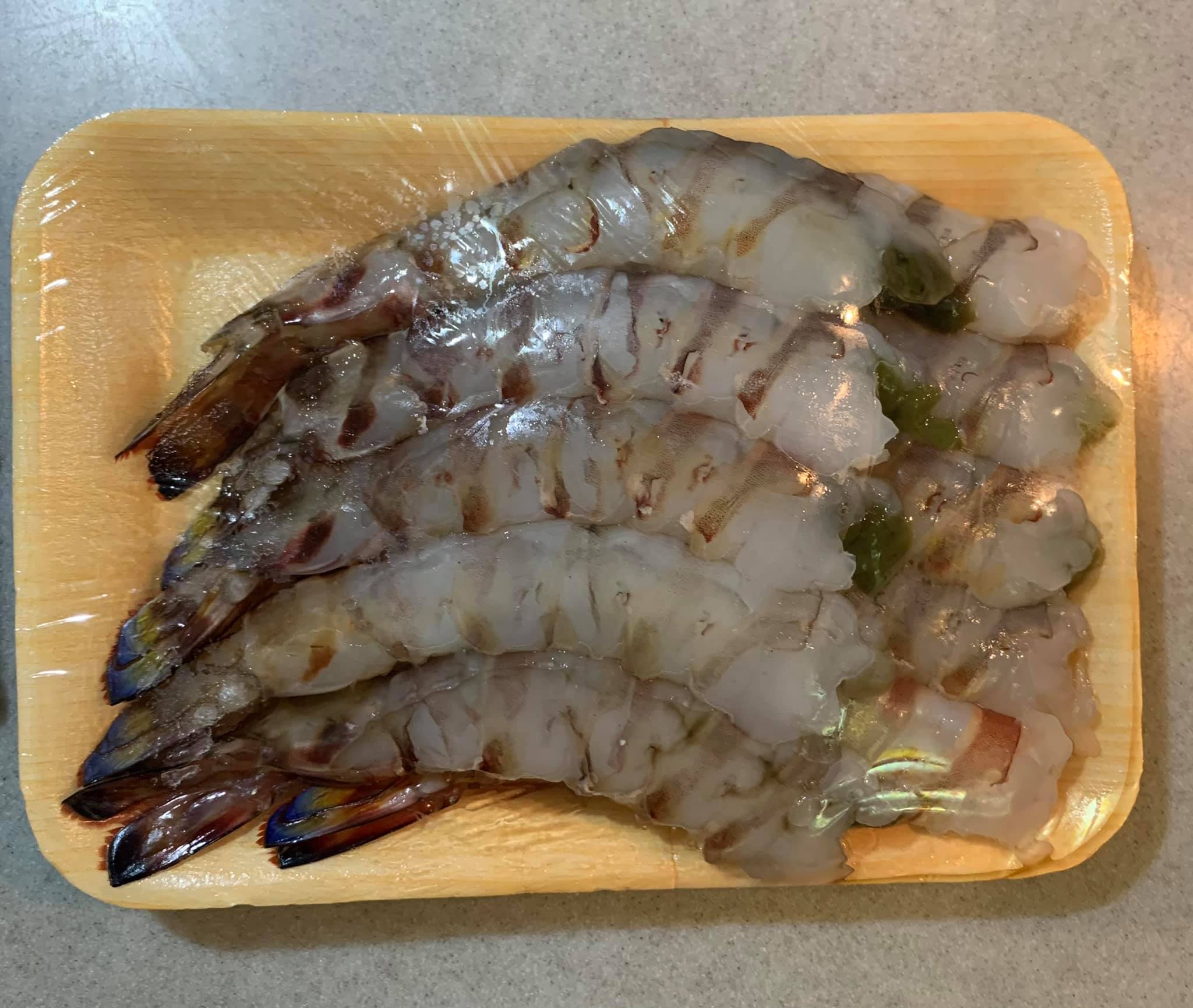 今天用的小明蝦。