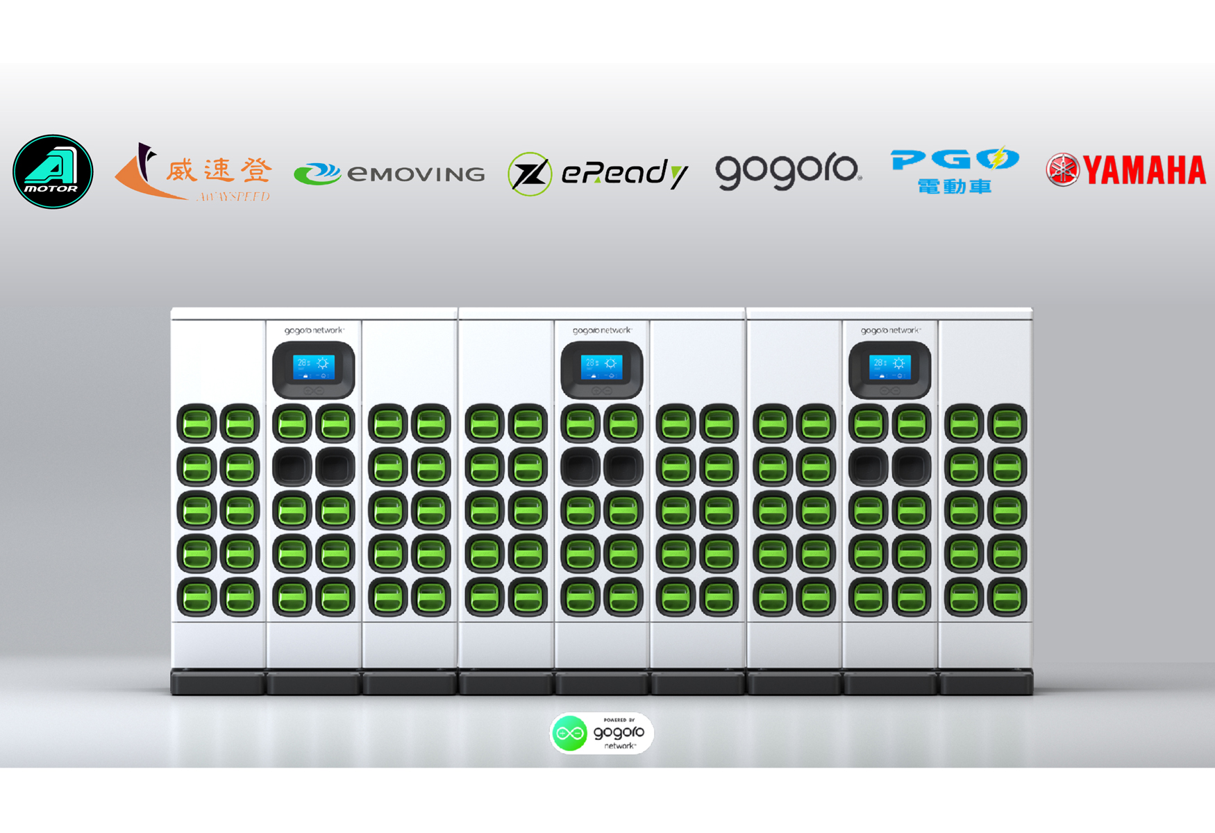 【轉角遇到換電站】六都總站數超越加油站！Gogoro Network® 建置超過兩千座GoStation® ，2021年預計再新增24,000個充電槽位