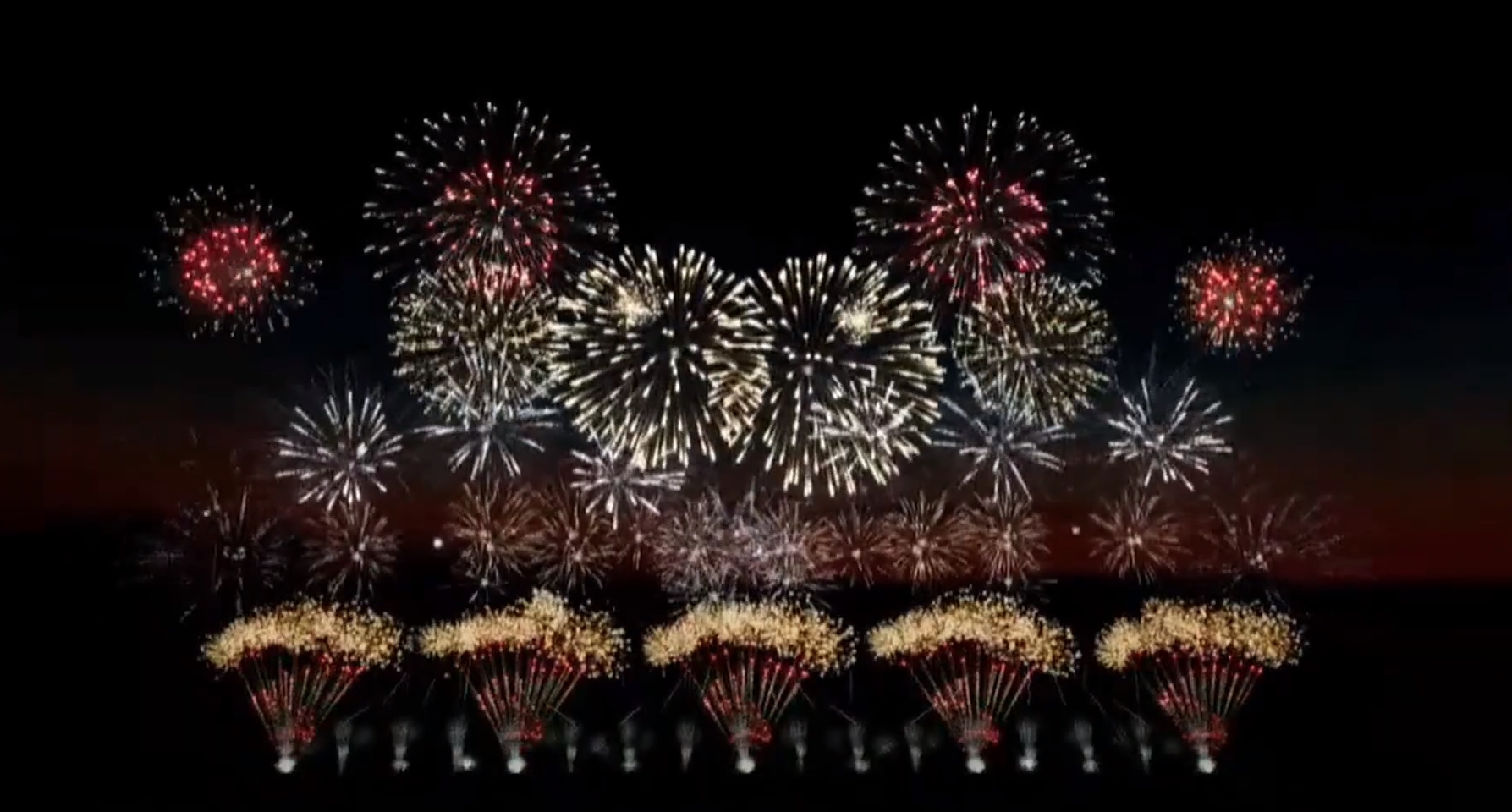 新北八里煙火秀確定延期辦理。（翻攝自新北市政府水利局新媒體小組YouTube頻道）