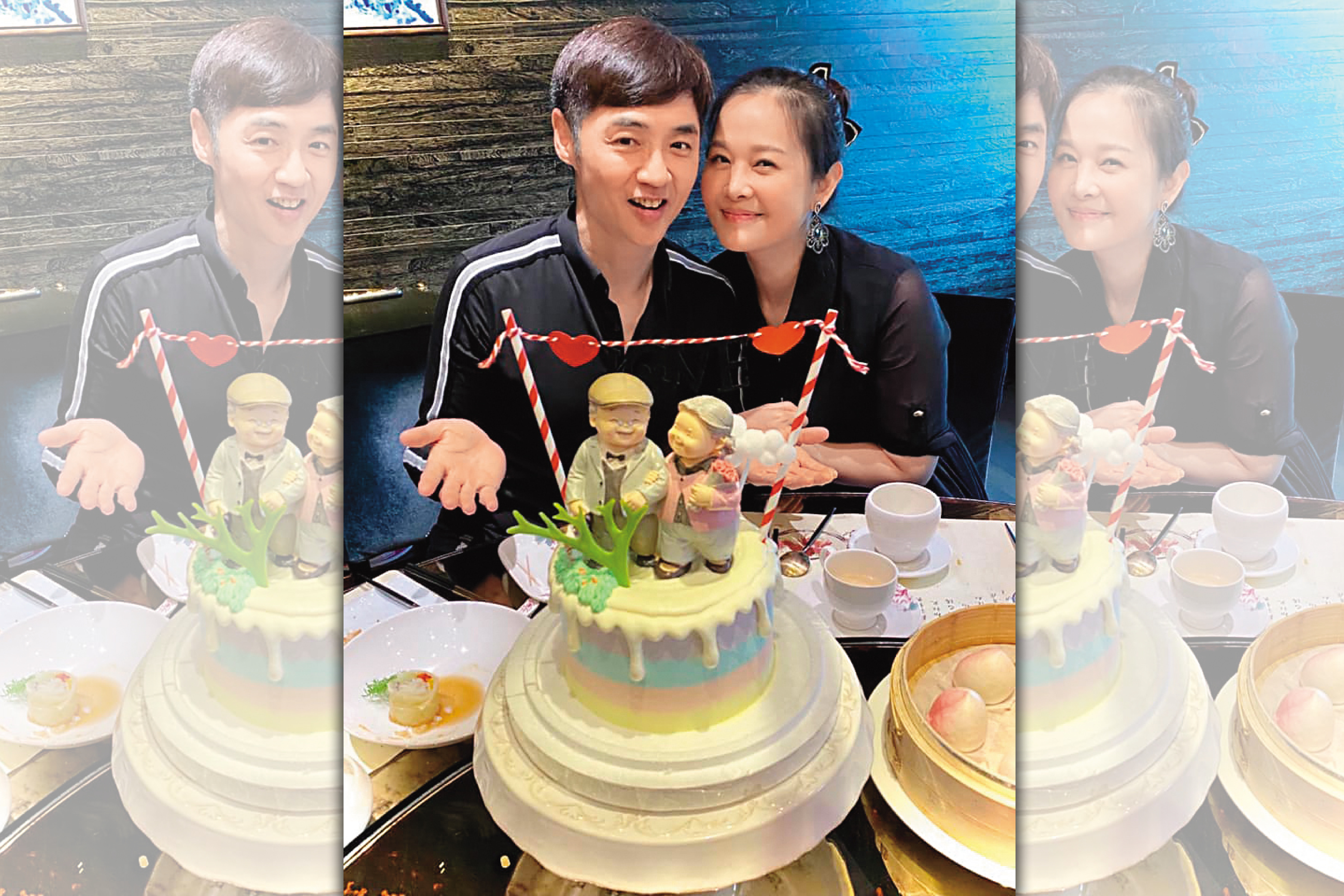 宋逸民（左）和陳維齡（右）以前愛上摩鐵，還曾太激烈把床給用壞。（翻攝自宋逸民粉專）