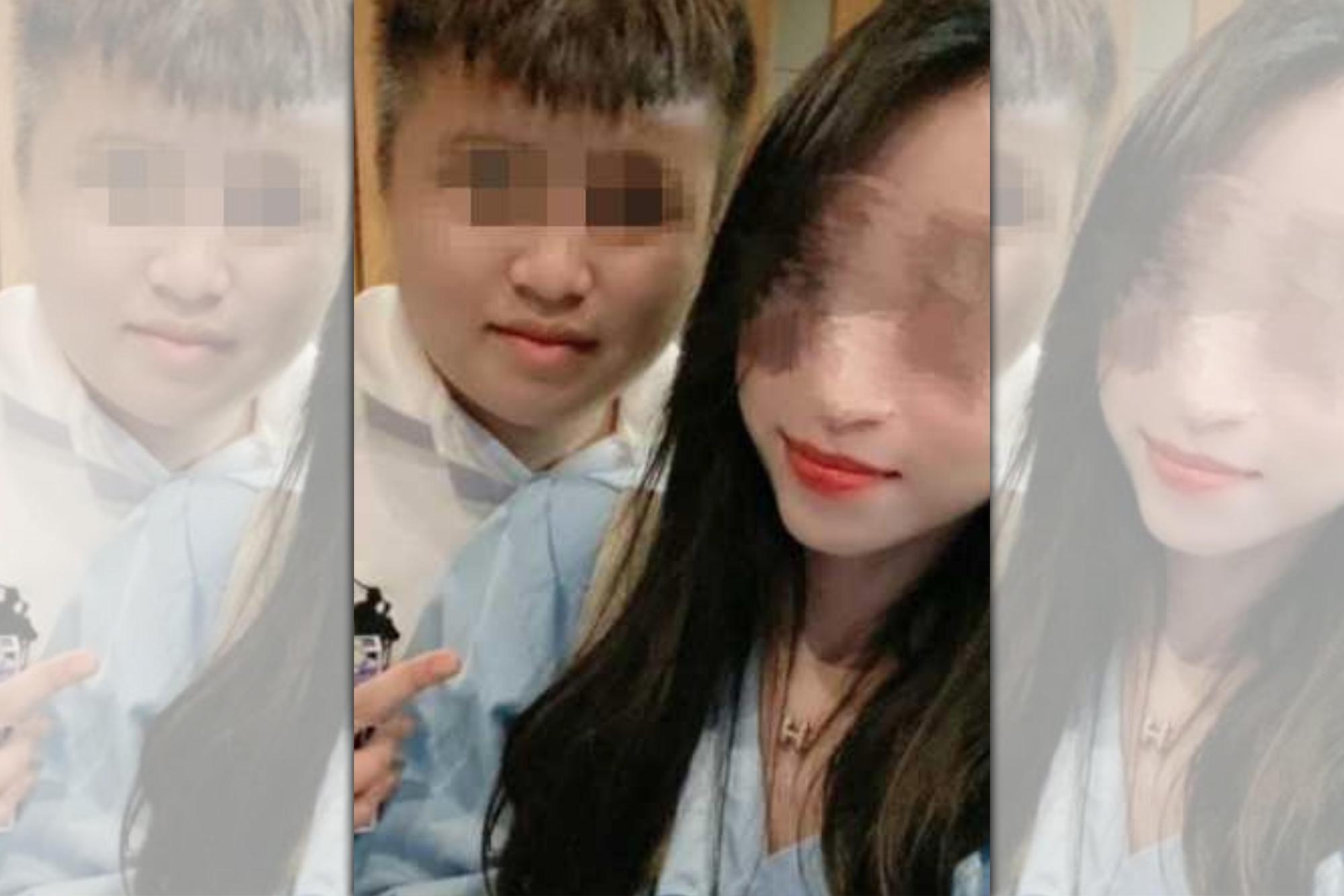 呂男(左)PO出與前女友合照,控訴與她交往3個月被騙走160萬元。(翻攝自臉書)