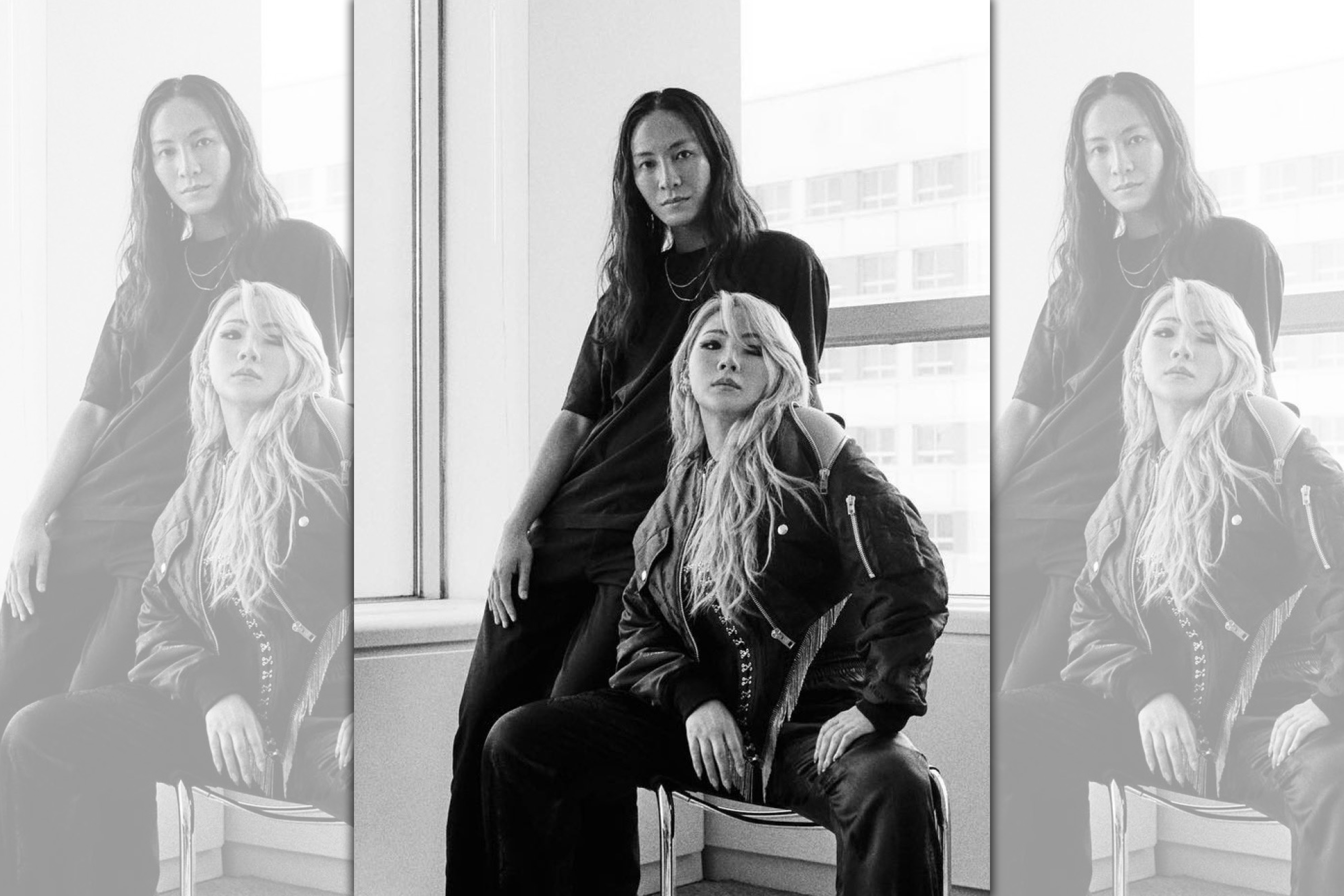 王大仁（後）爆出性騷擾甚至性侵模特兒，對象遍布男女還有跨性別女性，引人駭然。（翻攝自alexanderwang推特）