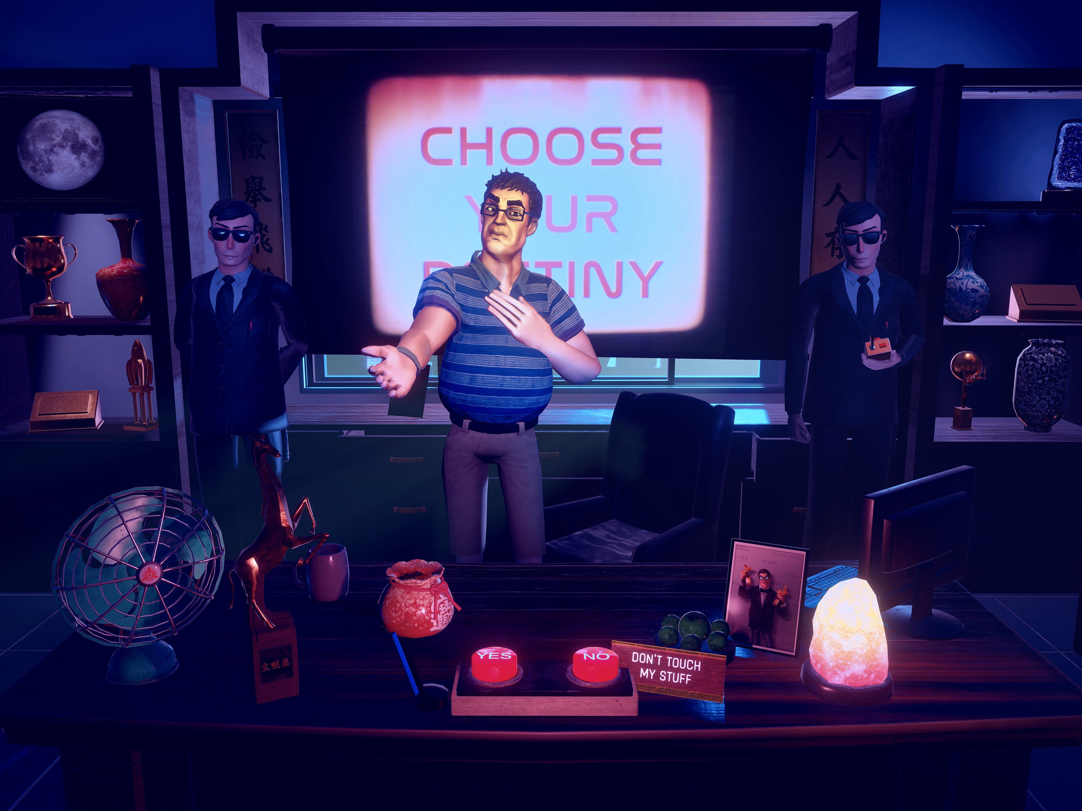 互動式喜劇VR動畫作品《星際大騙局之登月計劃》，入選今年威尼斯影展正式競賽片。（綺影映畫提供）