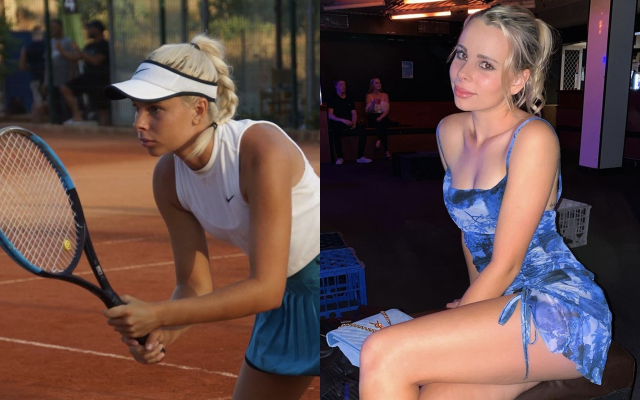 嫩妹網球選手格羅瓦茨驚傳下海拍A片賺訓練費。（翻攝自格羅瓦茨IG）