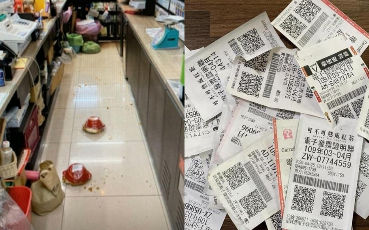 不給逐項開發票，男爆氣朝店員砸麻油雞麵線。（本刊資料照、翻攝畫面）