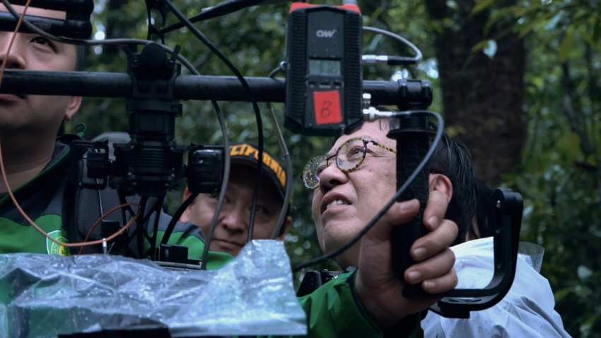 美術指導出身的文念中執導紀錄片《好好拍電影》，以香港重量級導演許鞍華為傳主。（傳影互動提供）