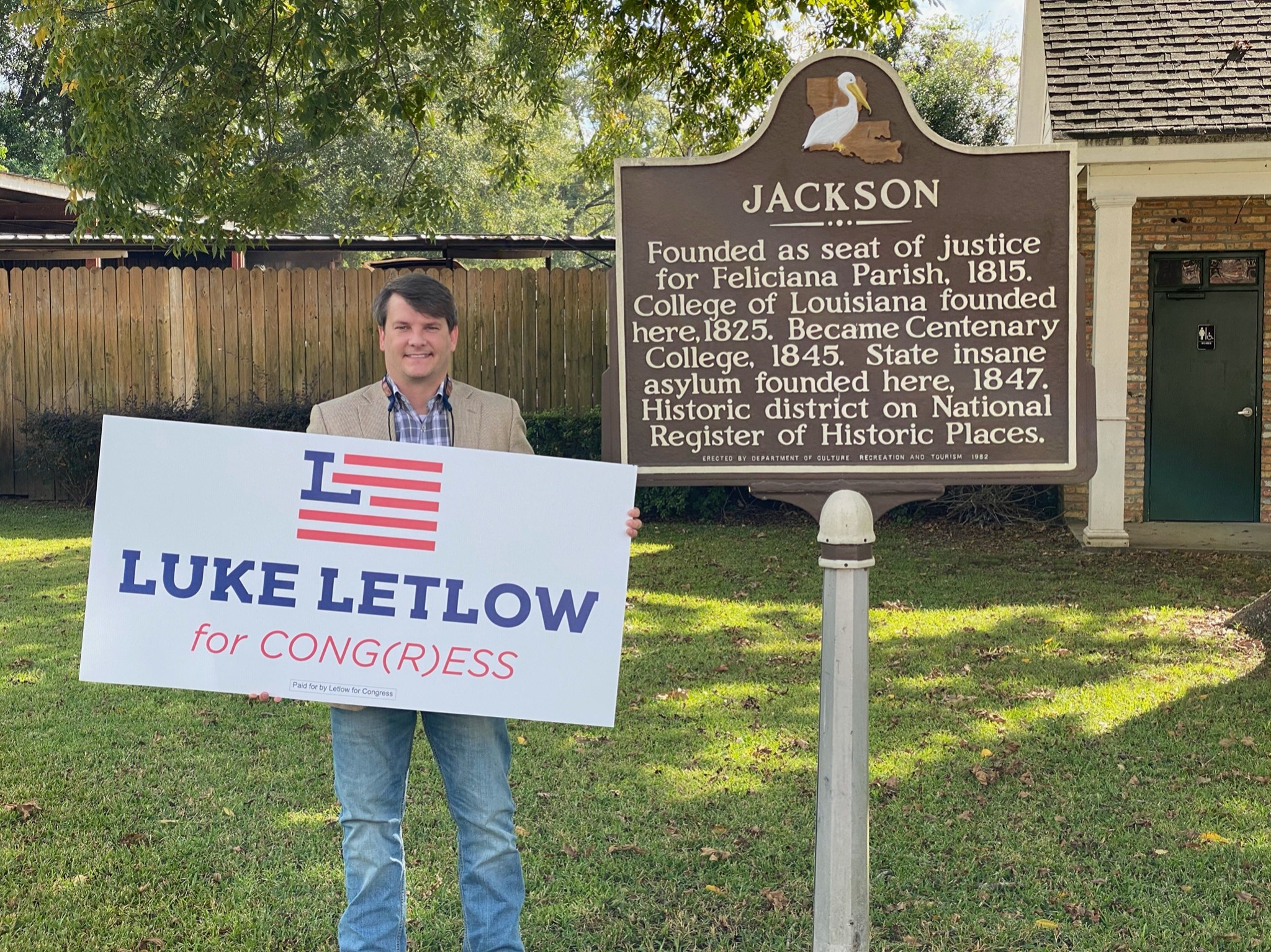 共和黨新科眾議員萊特羅不幸因武漢肺炎病重辭世。（翻攝自Letlow臉書）