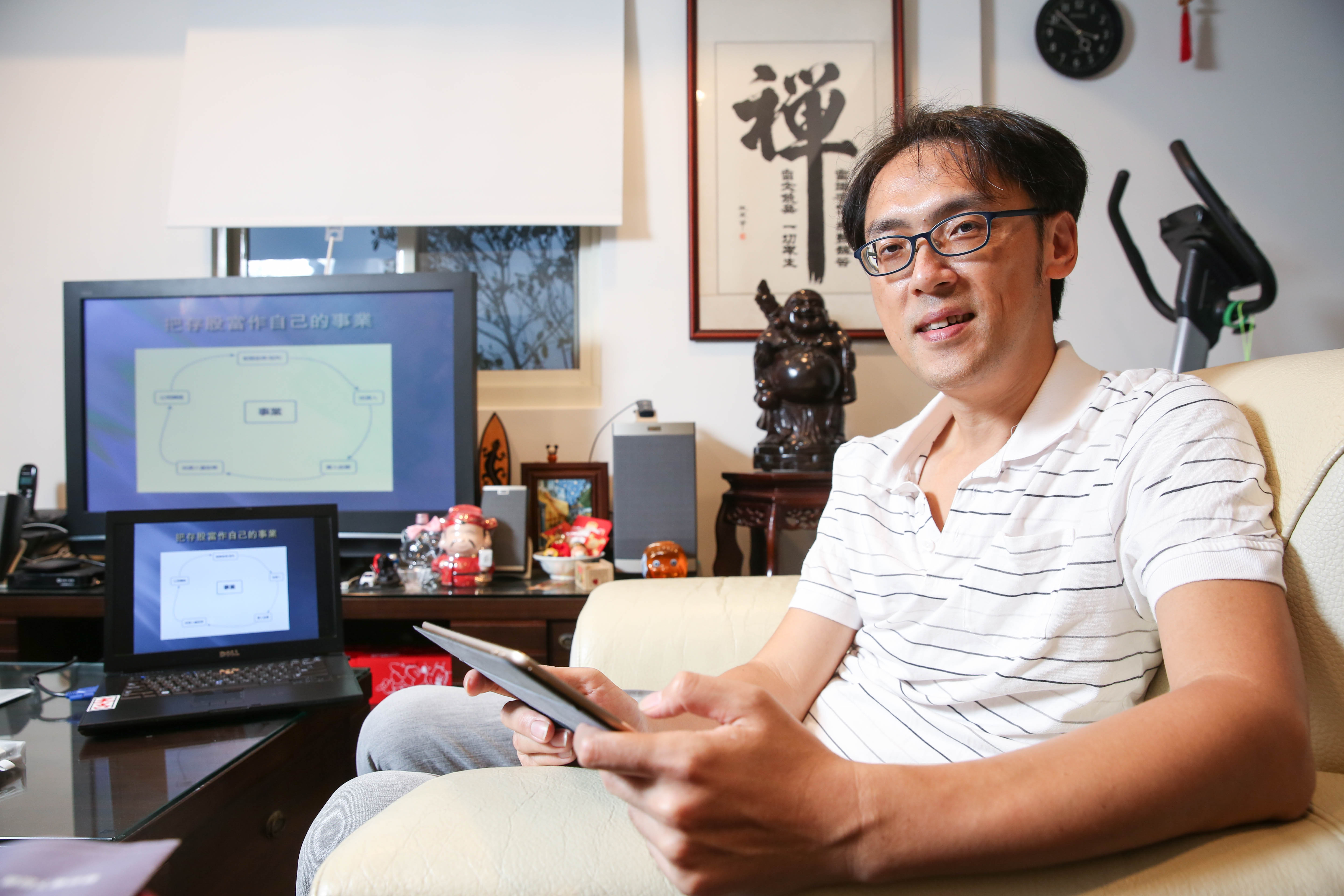 喬飛投資態度很佛系，不研究財報也不追強勢股，只要求5%殖利率。