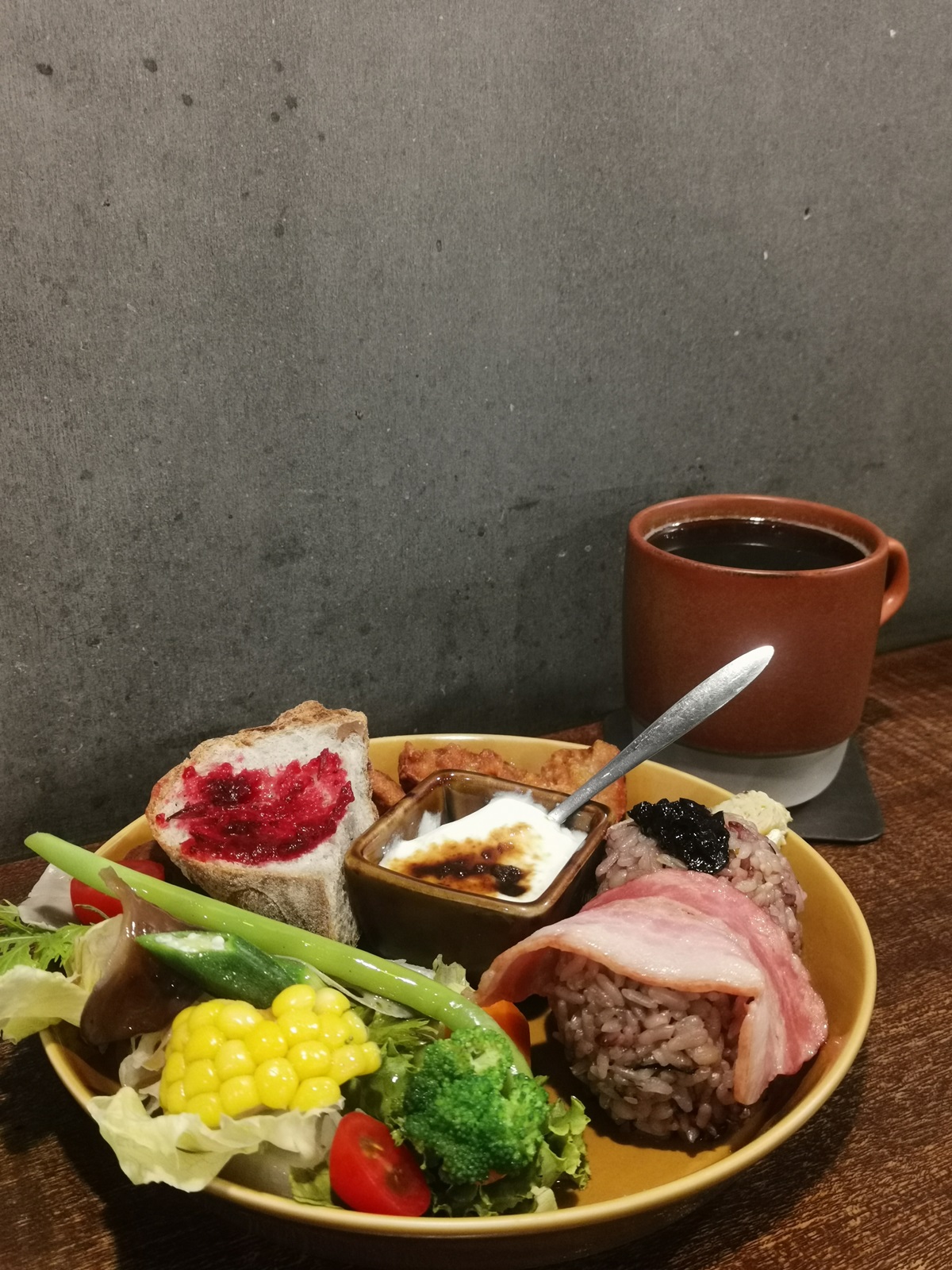 提供的和風朝食清爽無負擔，美味可口。