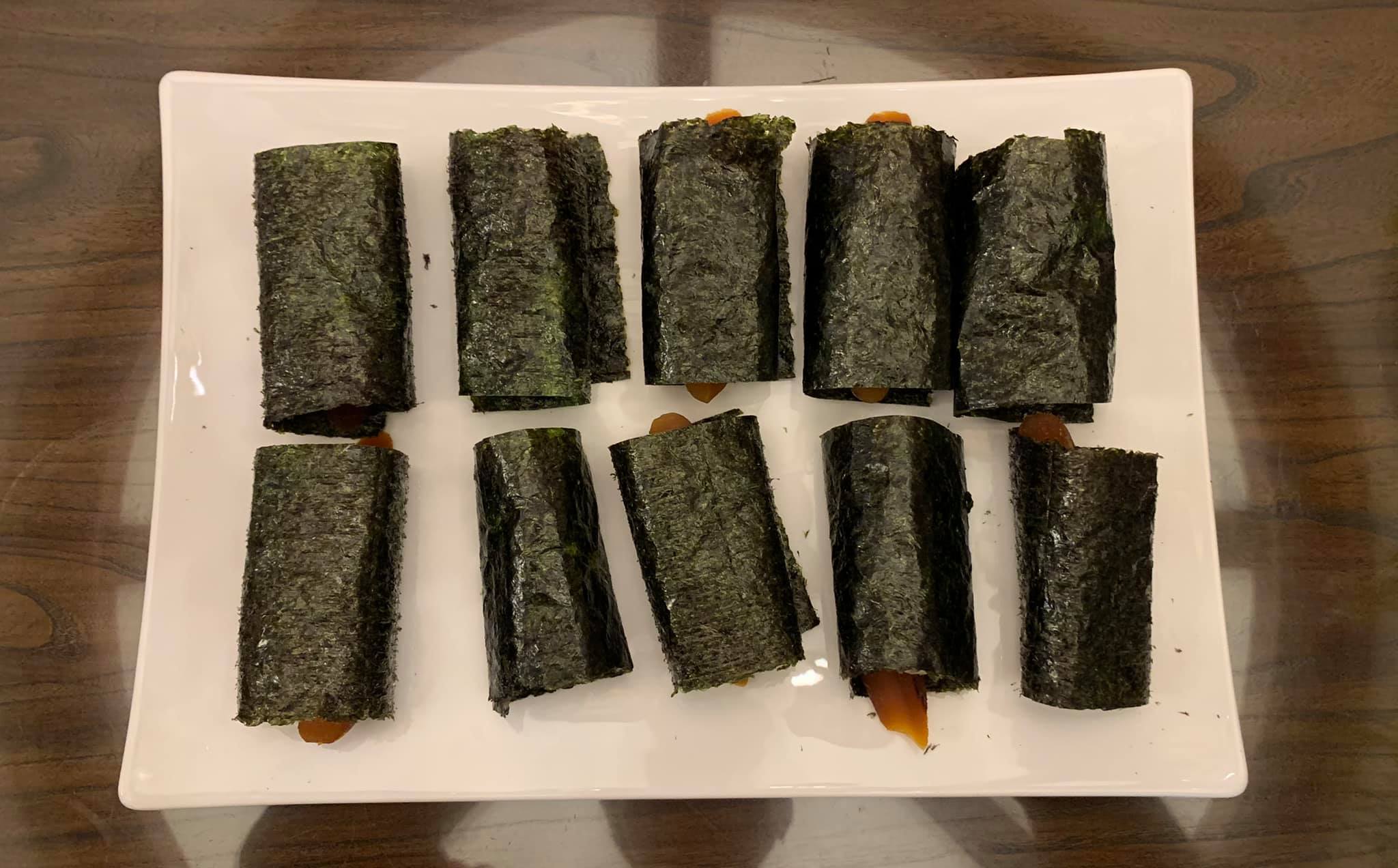 海苔年糕烏魚子做法很簡單，學起來。