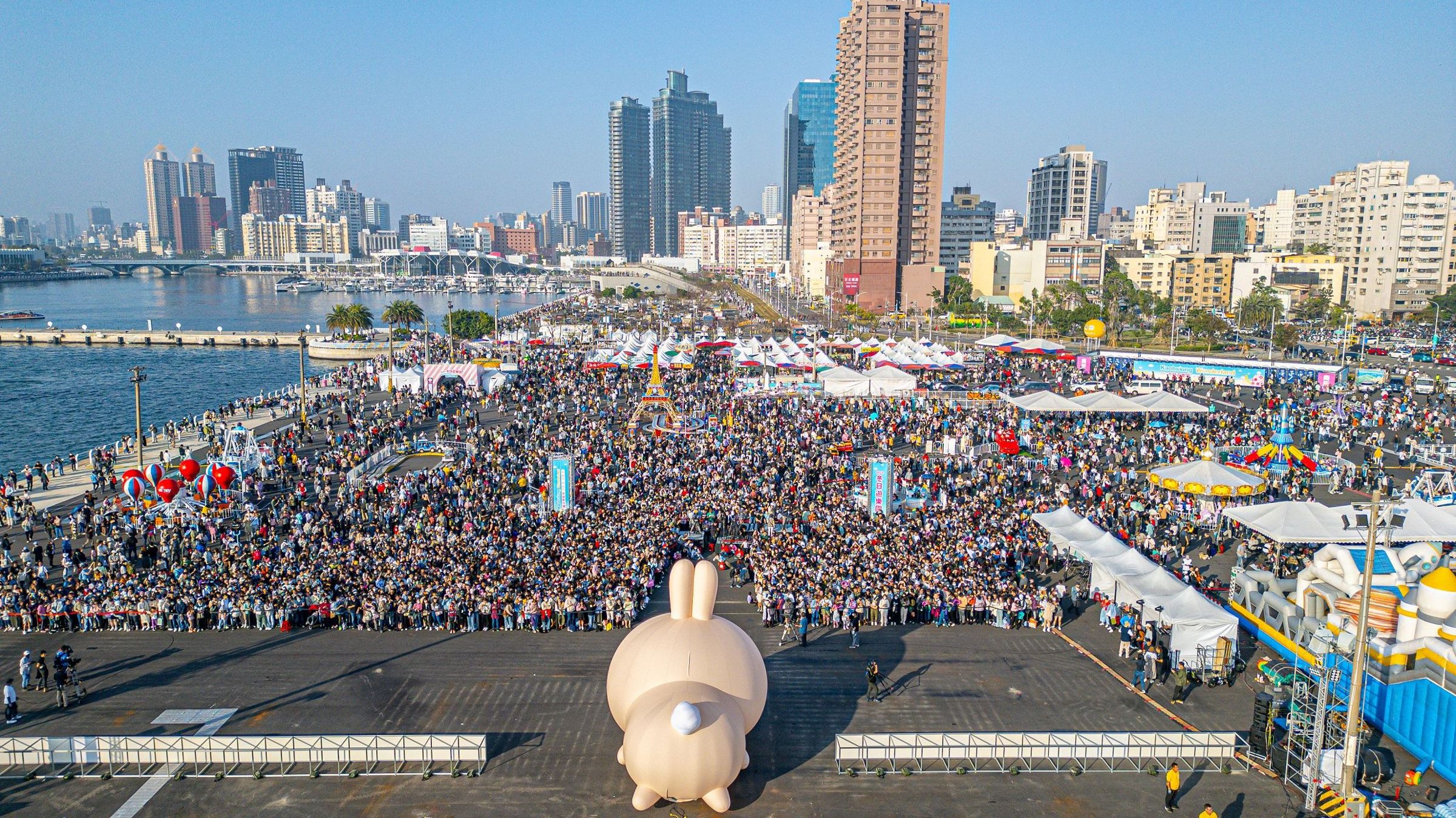 高雄2025冬日遊樂園落幕,活動期間共吸引600萬觀光人次。(高雄市府提供)