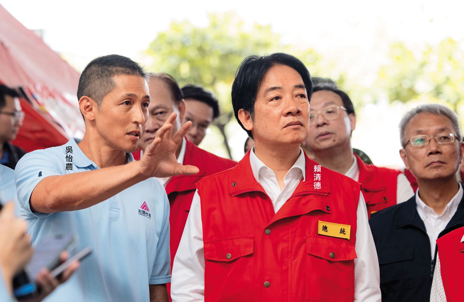 總統賴清德邀吳怡農等民團加入總統府全社會防衛韌性委員會，期盼政府與民眾一同努力建構社會韌性。（圖／翻攝總統府flickr）