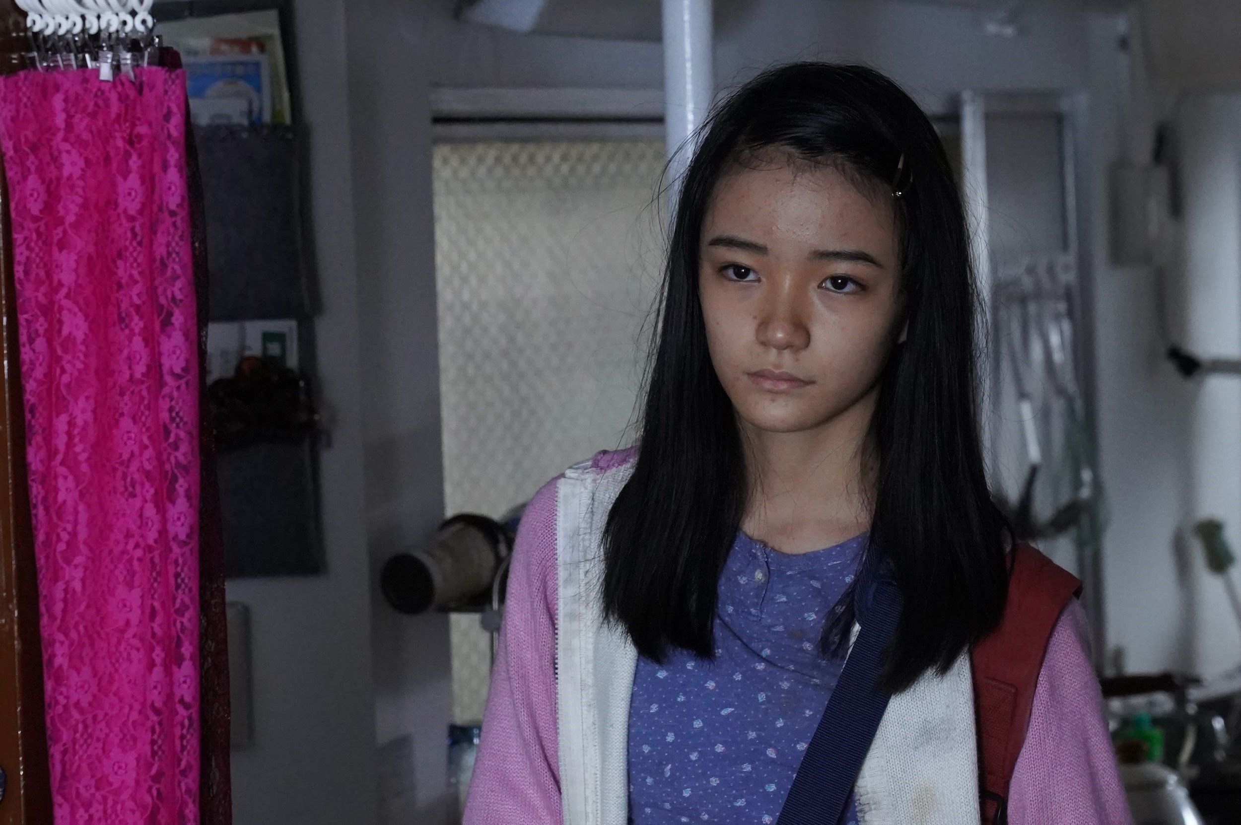 服部樹咲剛加入劇組時對演技還不熟悉，導演特地安排她接受近一個半月的演技訓練。（天馬行空提供）