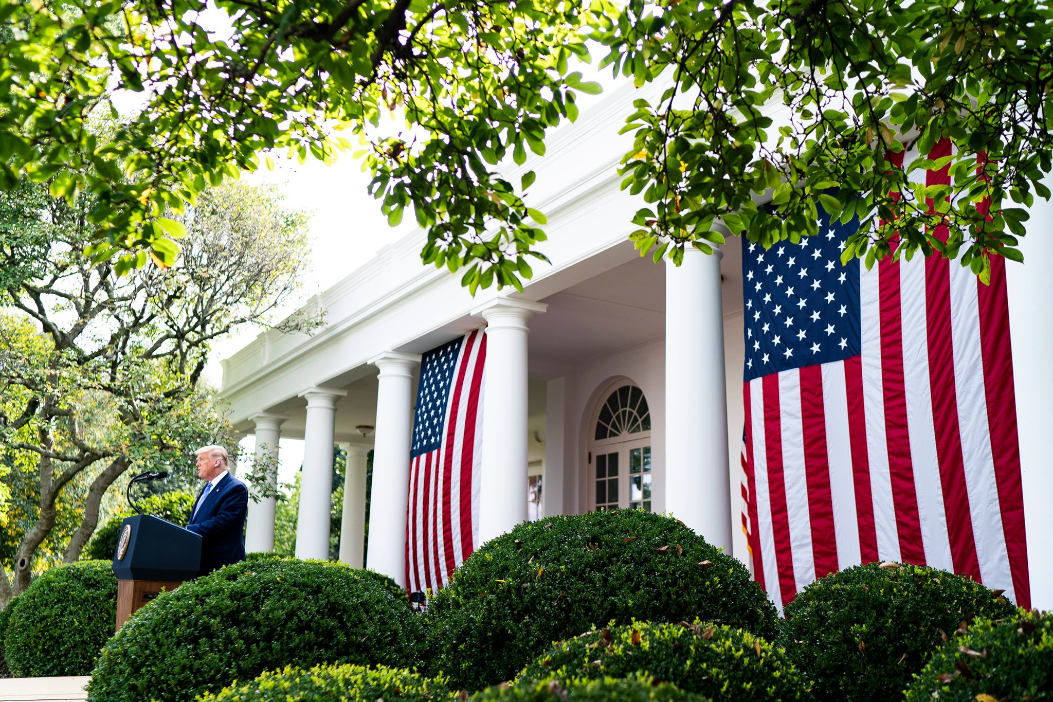 白宮國安會昨日在推特上發文表示「台灣取消限制美豬美牛是好消息」。（翻攝自白宮臉書）