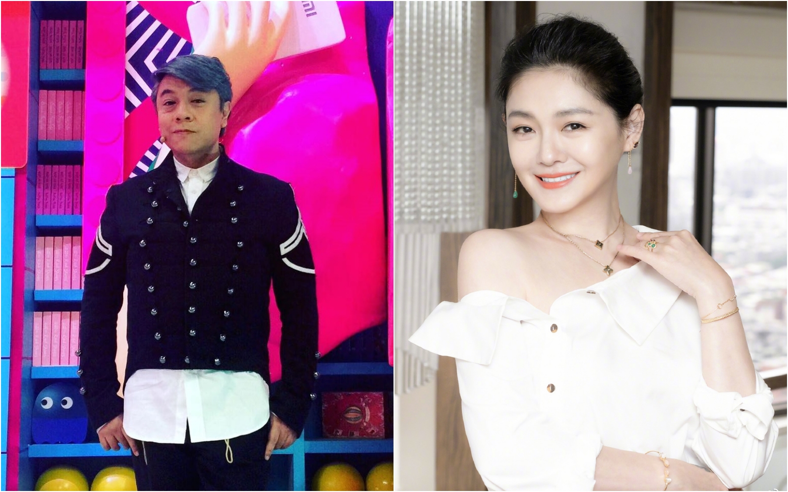 蔡康永在節目上探討人與人相處之道，舉大S使喚助理做事時以暗號溝通為例。（翻攝自蔡康永臉書、大S微博）