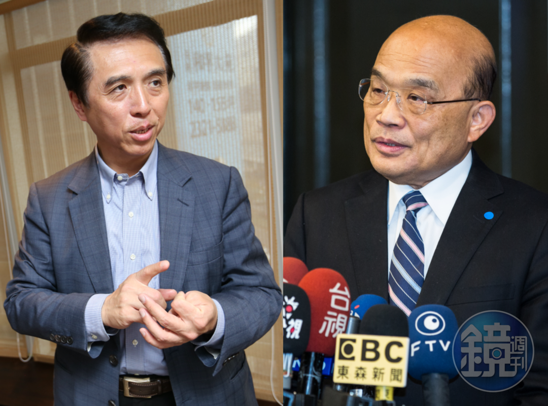 陳學聖(左圖)指稱藍營地方首長可能遭撤職查辦,蘇貞昌(右圖)反嗆那是國民黨威權時代會做的事。(本刊資料照)