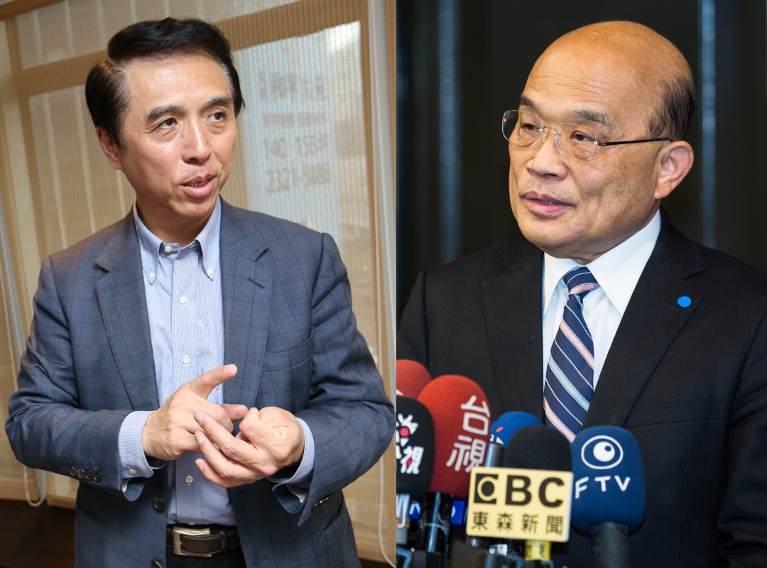 陳學聖（左圖）指稱藍營地方首長可能遭撤職查辦，蘇貞昌（右圖）反嗆那是國民黨威權時代會做的事。（本刊資料照）