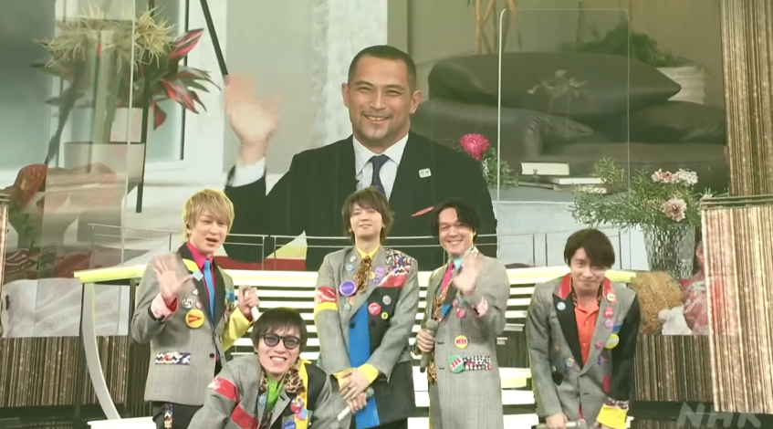 關8上週四還出席了《紅白歌唱大賽》。（翻攝自NHK畫面）