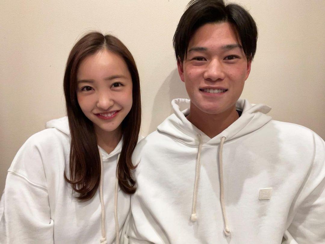 板野友美與日本職棒選手高橋奎二閃婚。(翻攝自板野友美IG)