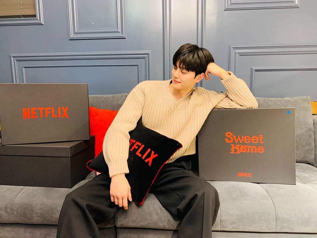 韓媒稱宋江為Netflix的兒子。(翻攝宋江IG)