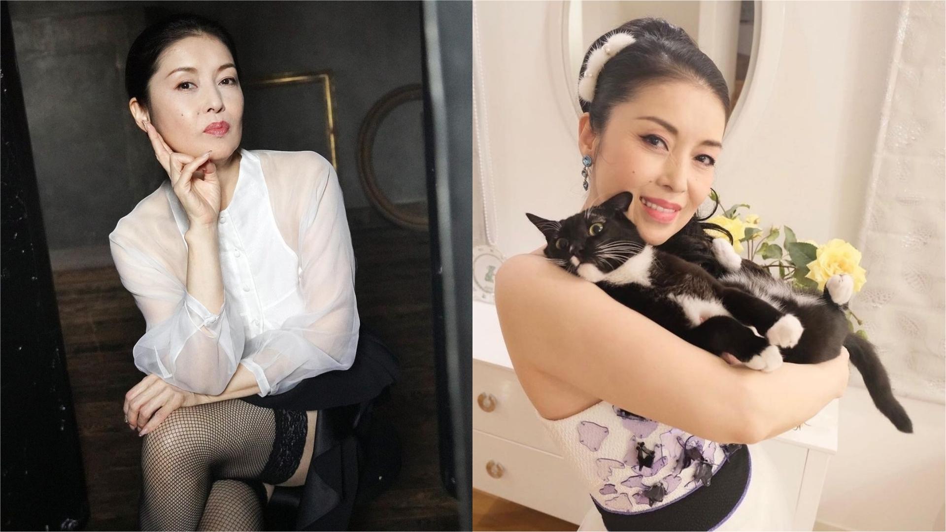 藤彩子是日本演歌界長青樹,亦常在個人社群網站上曬貓。(翻攝自藤彩子IG)