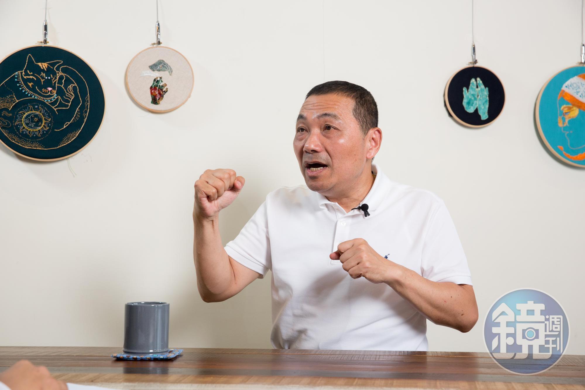 對於「網路聲量比韓國瑜低」一事，新北市長侯友宜表示，聲量高或低都給予尊重，但最重要的是把事情最好。（本刊資料照）