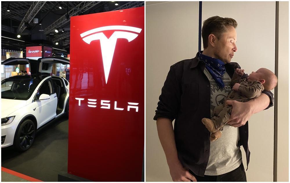 特斯拉TESLA執行長馬斯克距離成為世界首富只差臨門一腳。(本刊資料照,右圖翻攝自伊隆馬斯克推特)