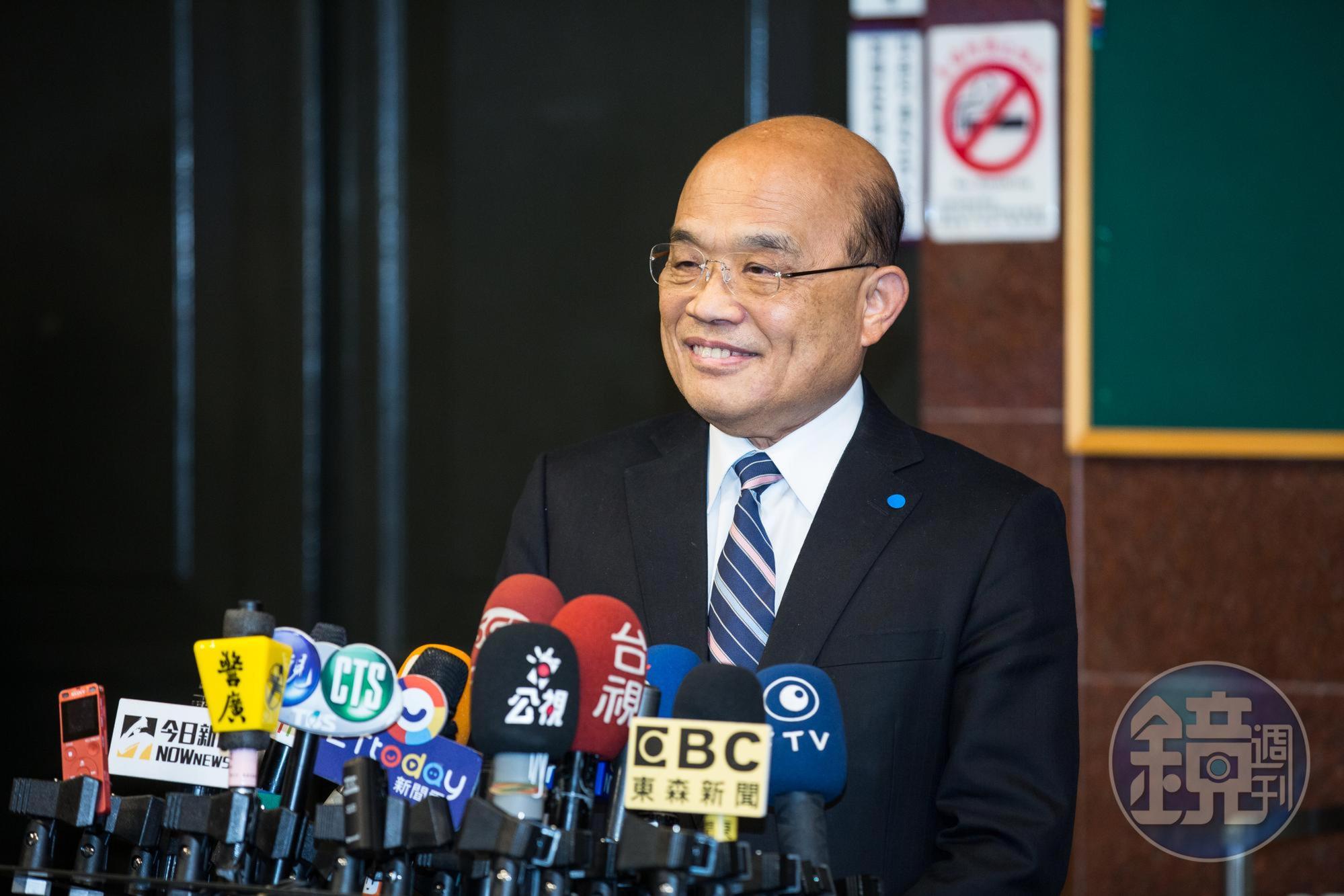 行政院長蘇貞昌預計分6梯次與民進黨立委餐敘,每梯次約10位立委參與,符合防疫需求也更能充分與綠委溝通。(本刊資料照)