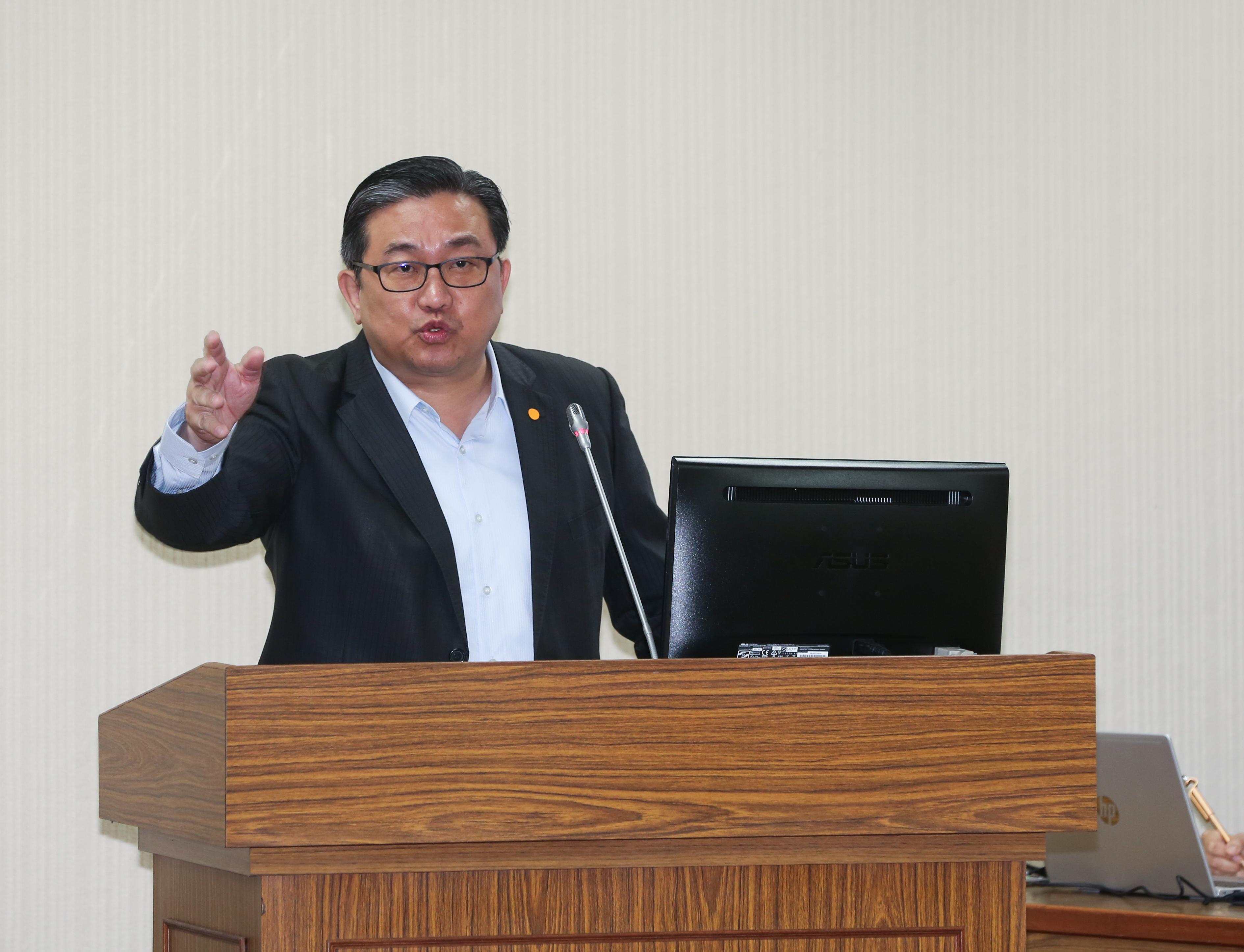 王定宇強調，守護民主台灣的存在，是對香港最好的聲援。（資料照）