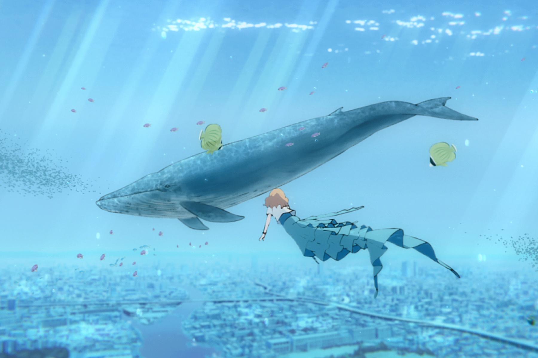 台灣動畫師打造了《喬瑟與虎與魚群動畫版》中關鍵的魚群場景。(采昌國際多媒體提供)