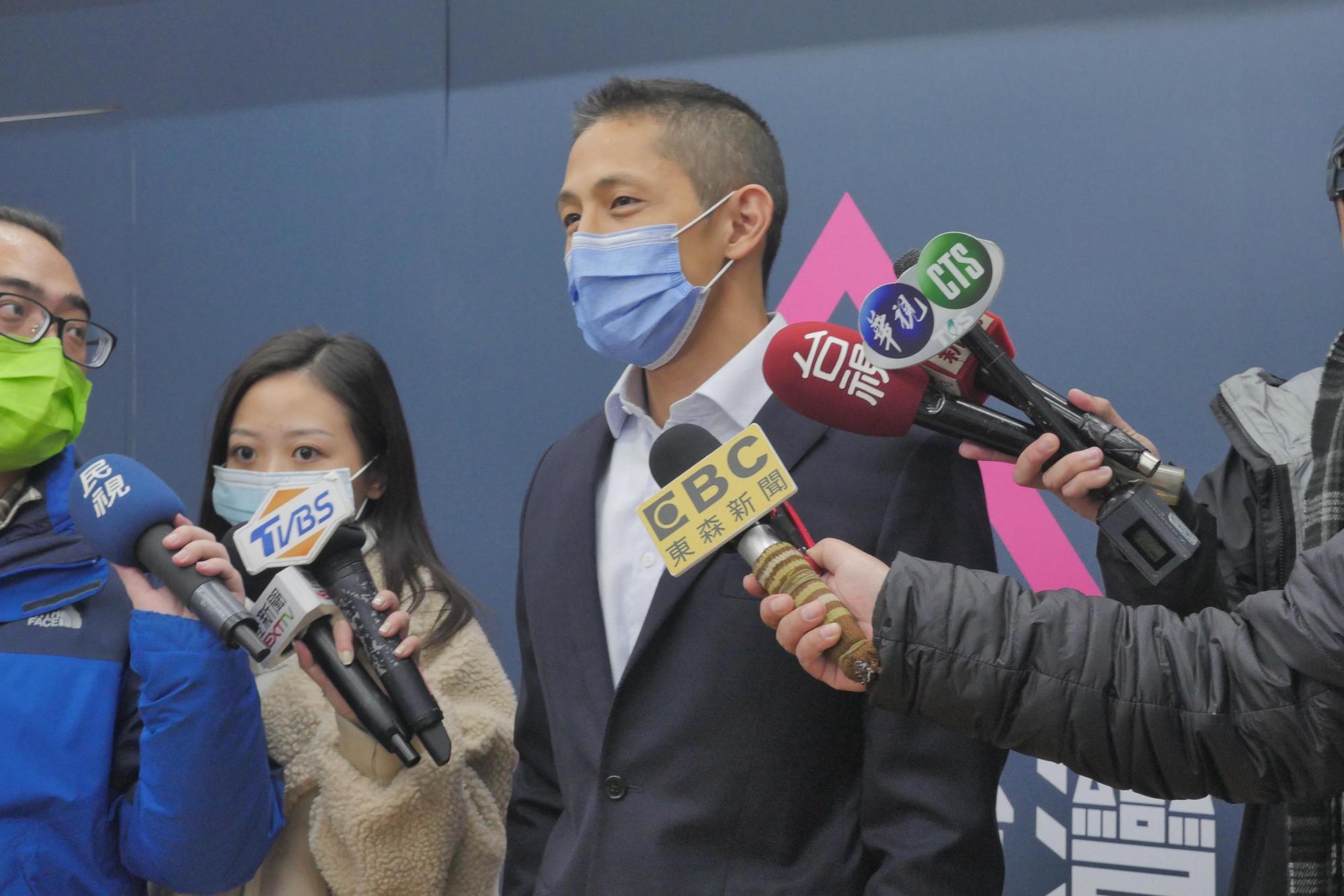 民進黨台北市黨部參選人吳怡農今受訪。（吳怡農辦公室提供）